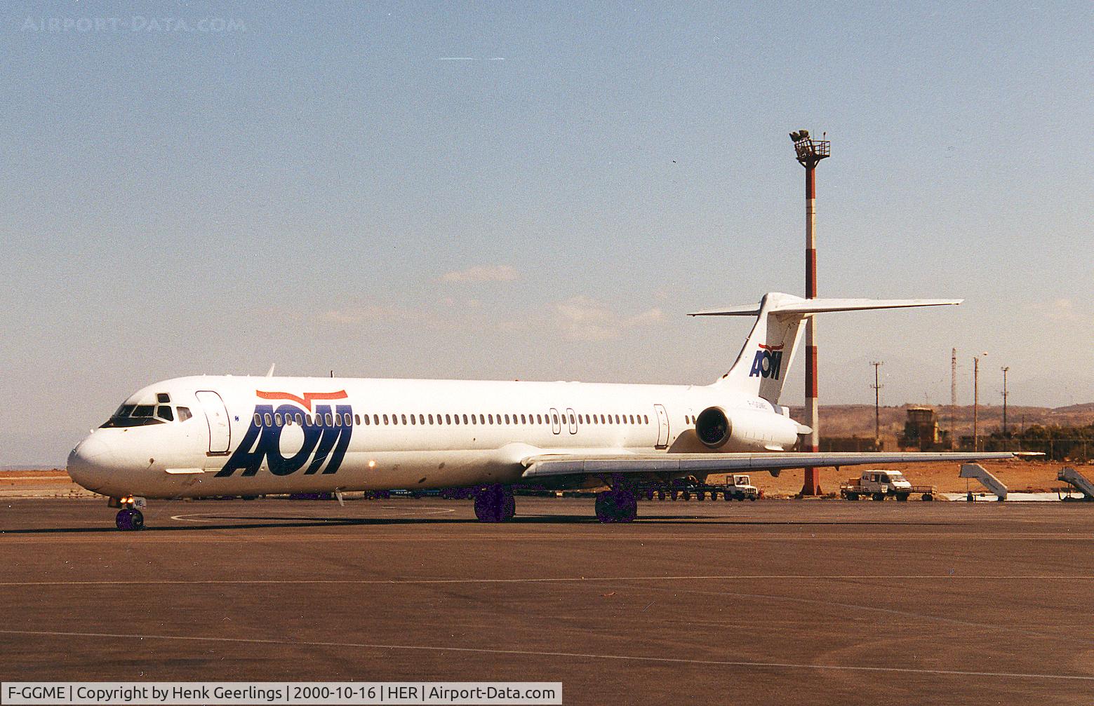 F-GGME, 1990 McDonnell Douglas MD-83 (DC-9-83) C/N 49855, AOM