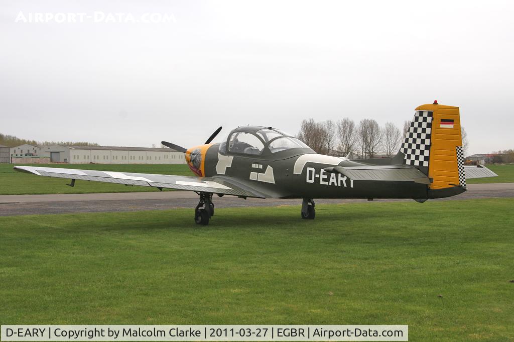 D-EARY, 1959 Piaggio P-149D C/N 057, Piaggio P-149D at Breighton Airfield in March 2011.
