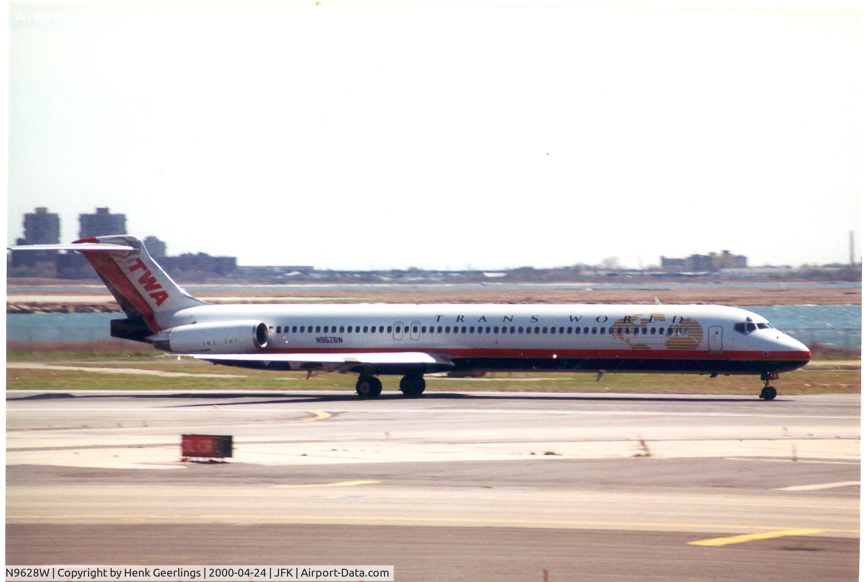 N9628W, 1998 McDonnell Douglas MD-83 (DC-9-83) C/N 53598, TWA - Trans World