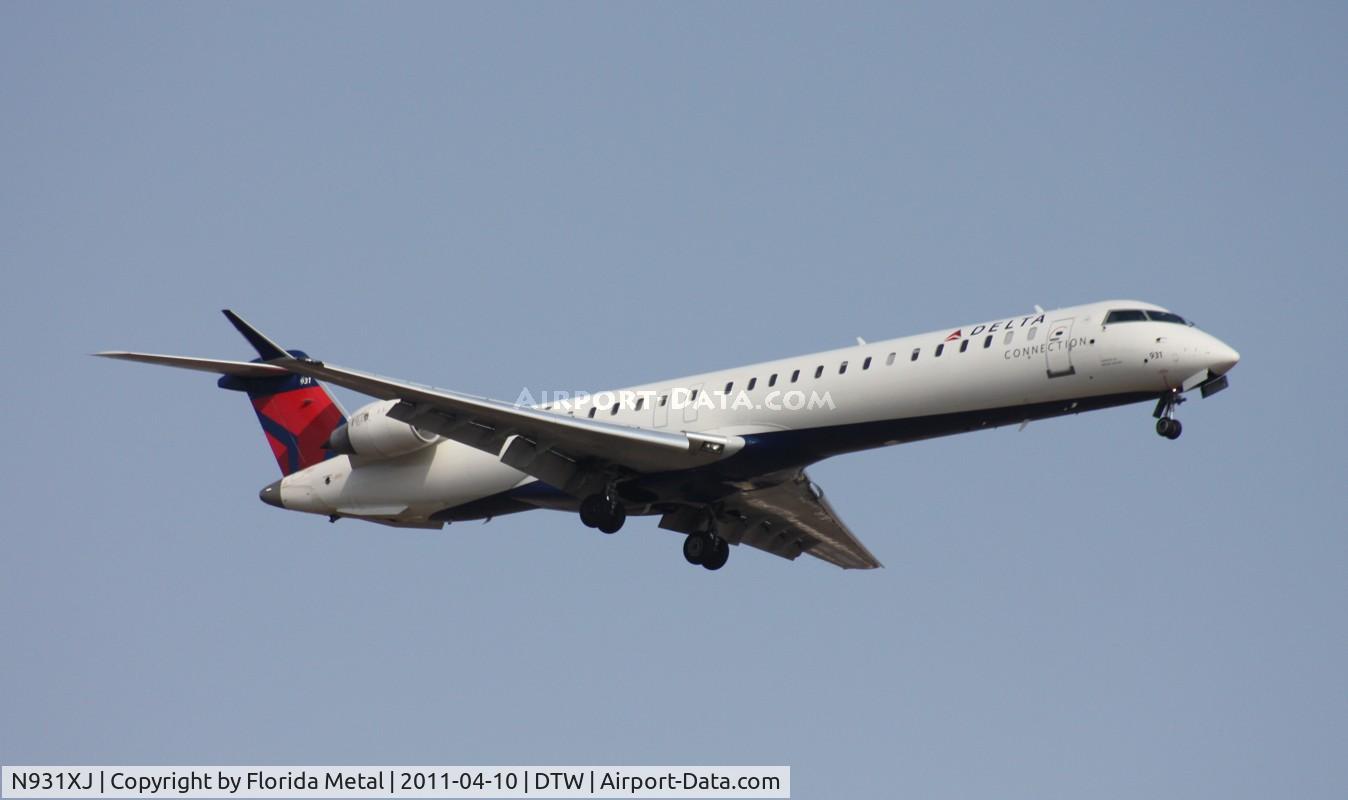 N931XJ, 2008 Bombardier CRJ-900ER (CL-600-2D24) C/N 15193, Mesaba CRJ-900