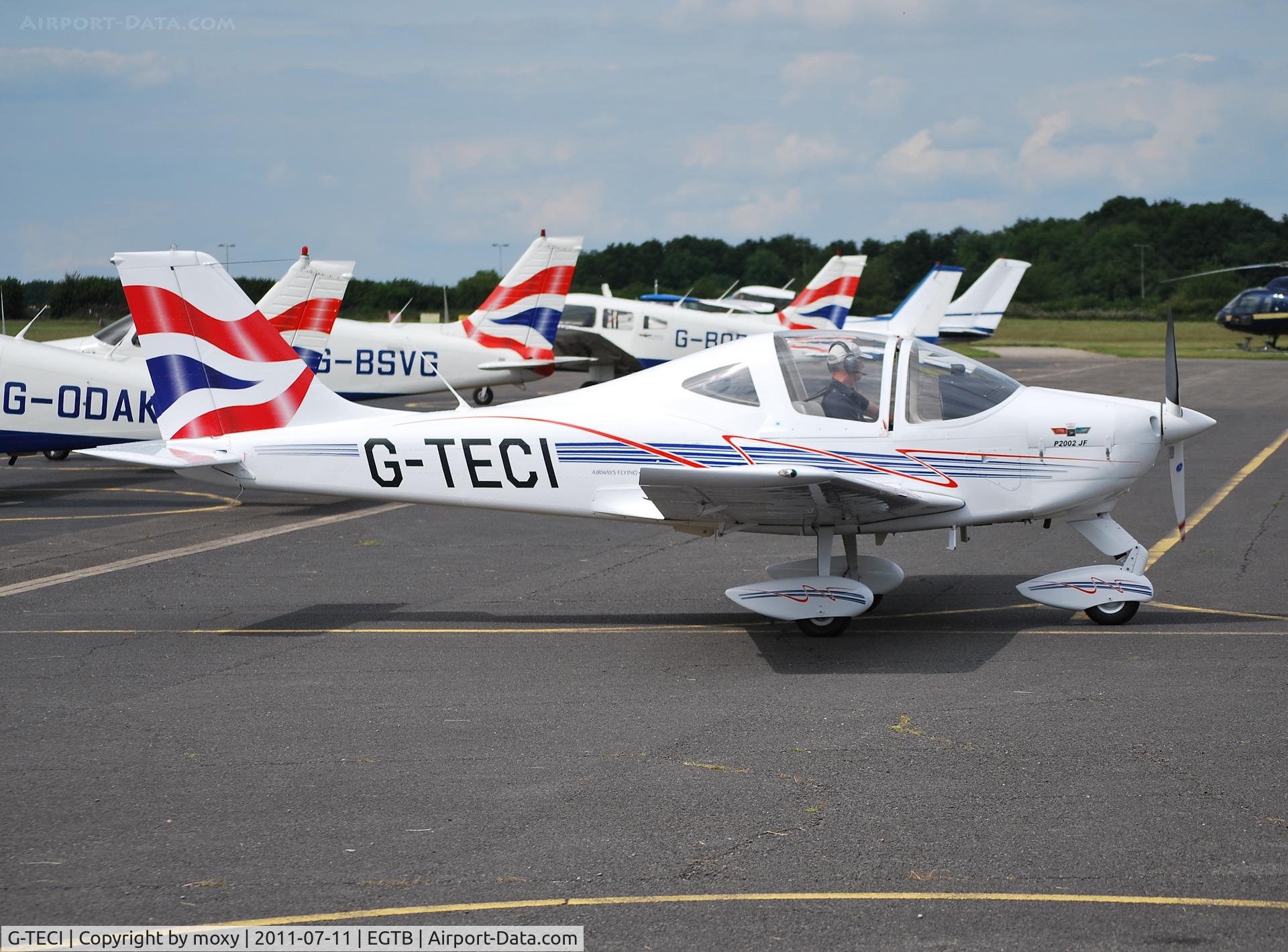 G-TECI, 2010 Tecnam P-2002JF Sierra C/N 127, Tecnam P2002-JF at Wycombe Air Park