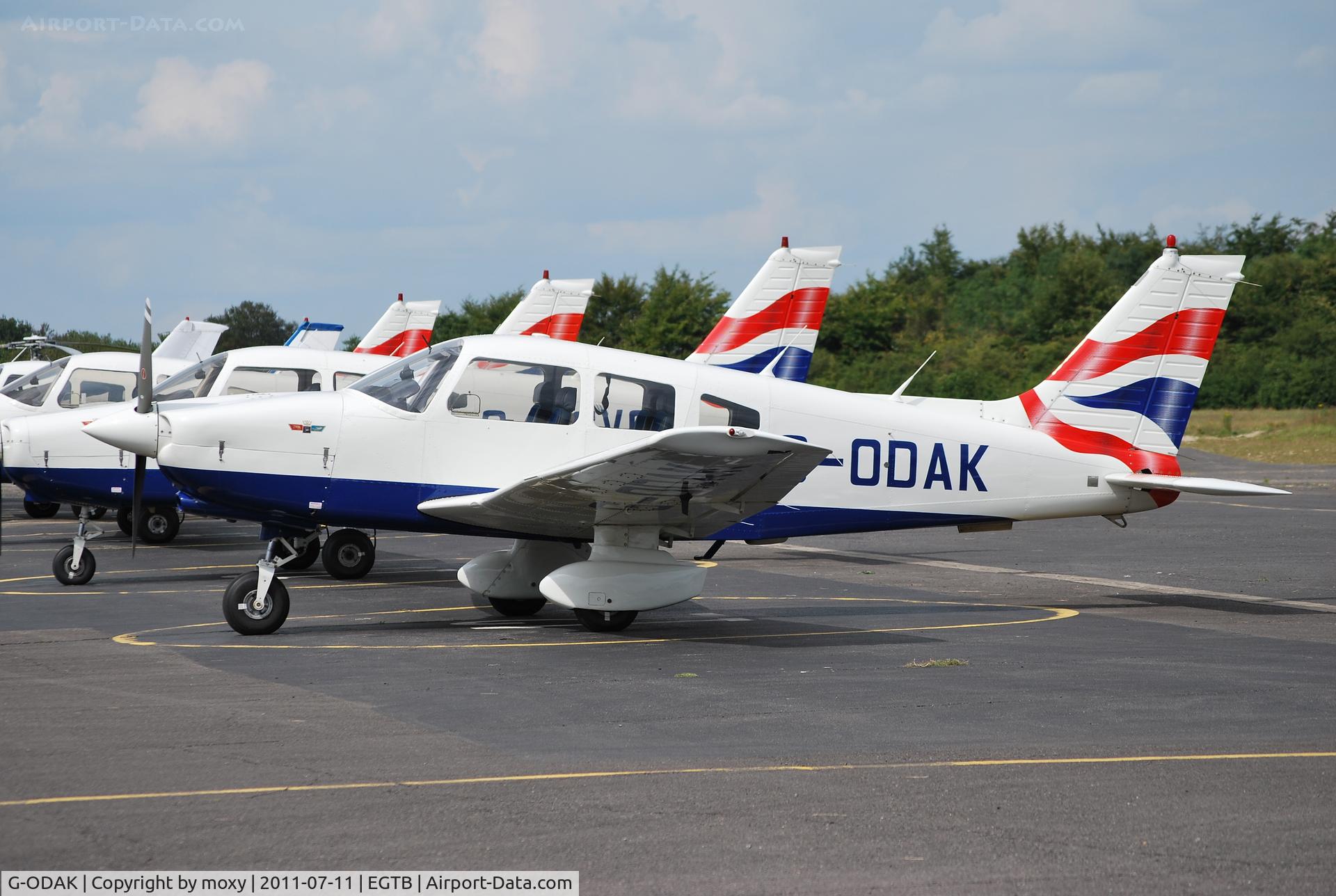 G-ODAK, 1979 Piper PA-28-236 Dakota C/N 28-7911162, Piper Dakota, Ex D-EXMA at Wycombe Air Park