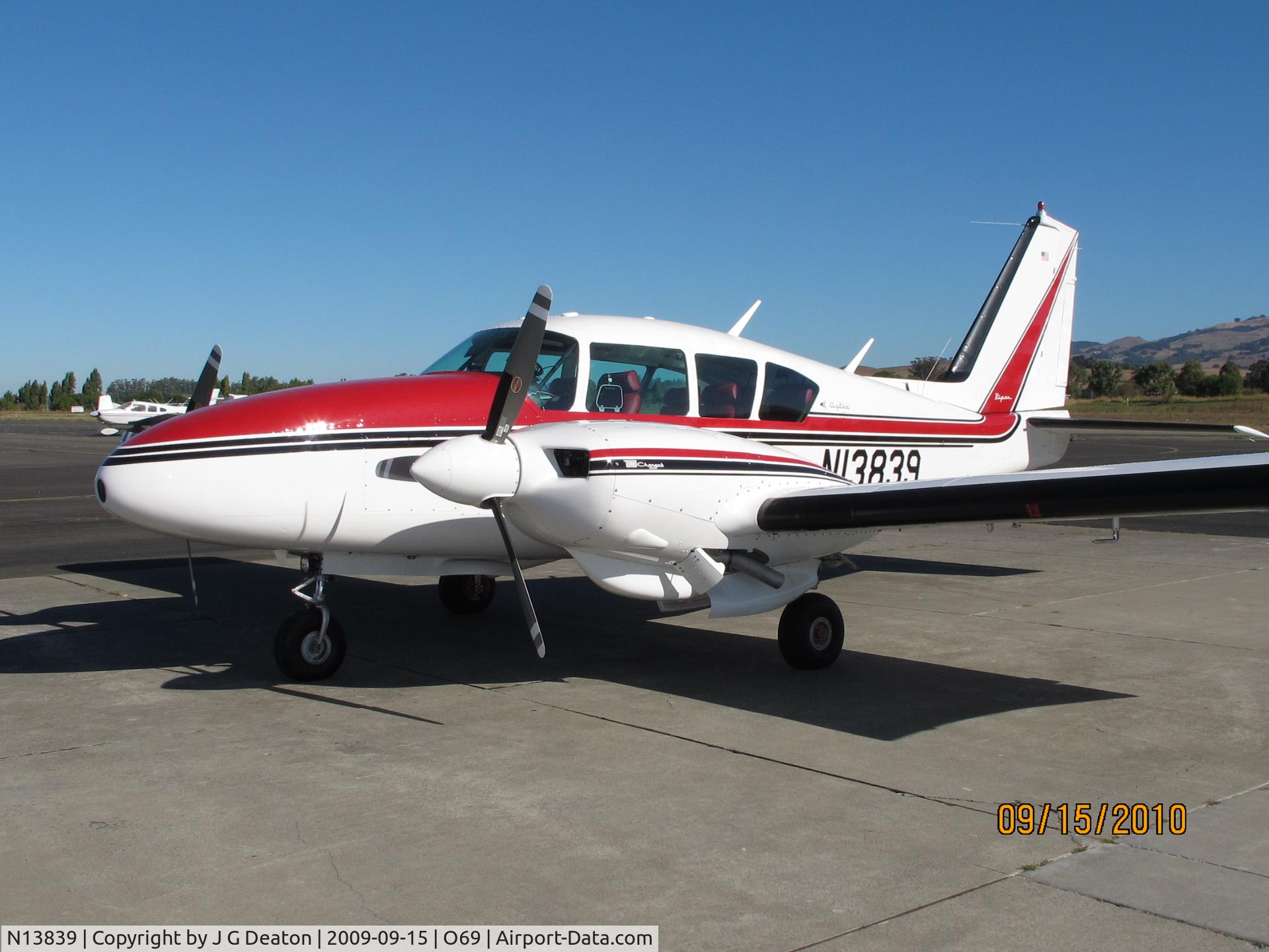N13839, 1970 Piper PA-23-250 C/N 27-4480, N13839 photo taken 09/15/2009