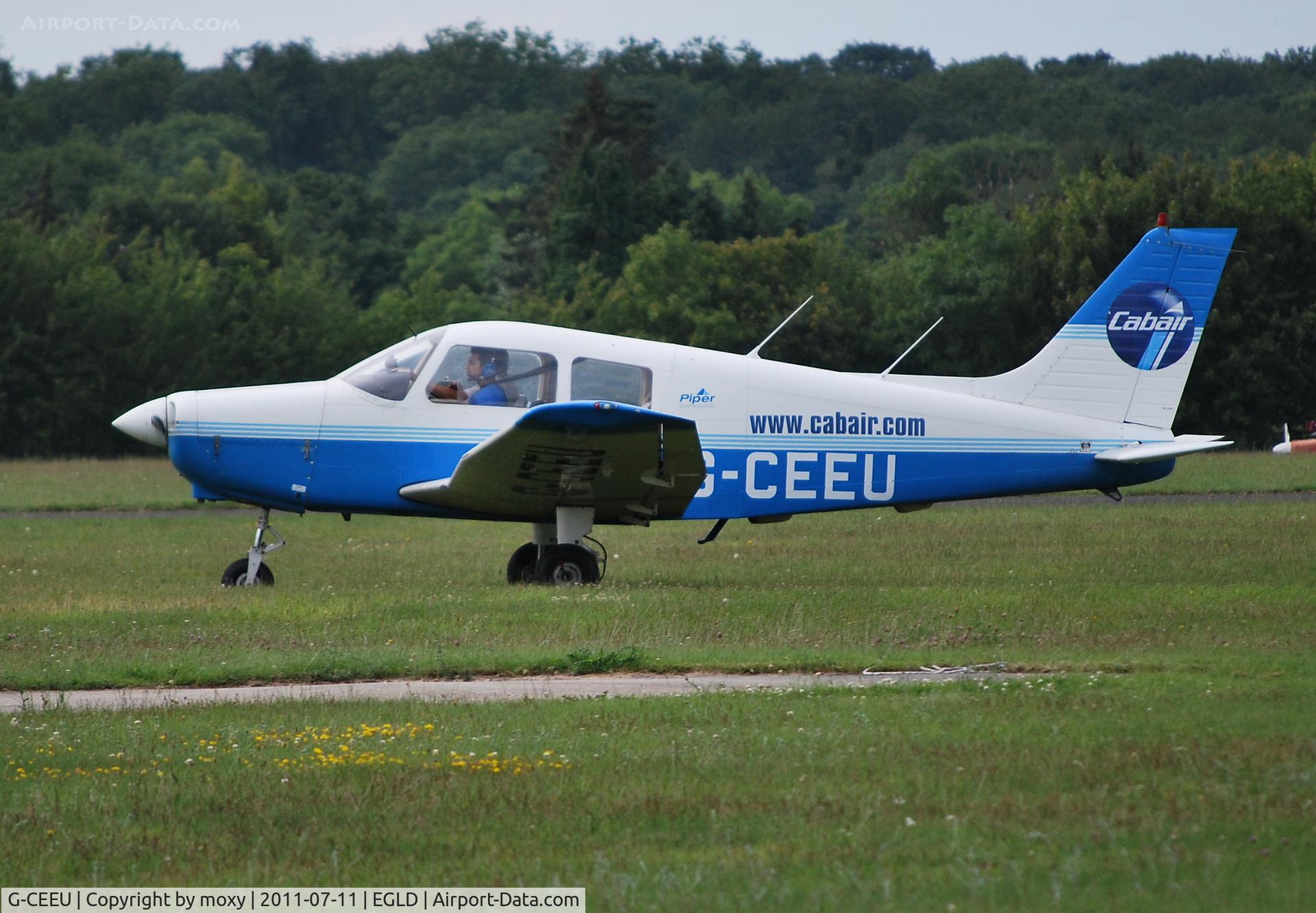 G-CEEU, 1988 Piper PA-28-161 Cadet C/N 28-41038, Cabair Piper Cadet ex N224FT at Denham.