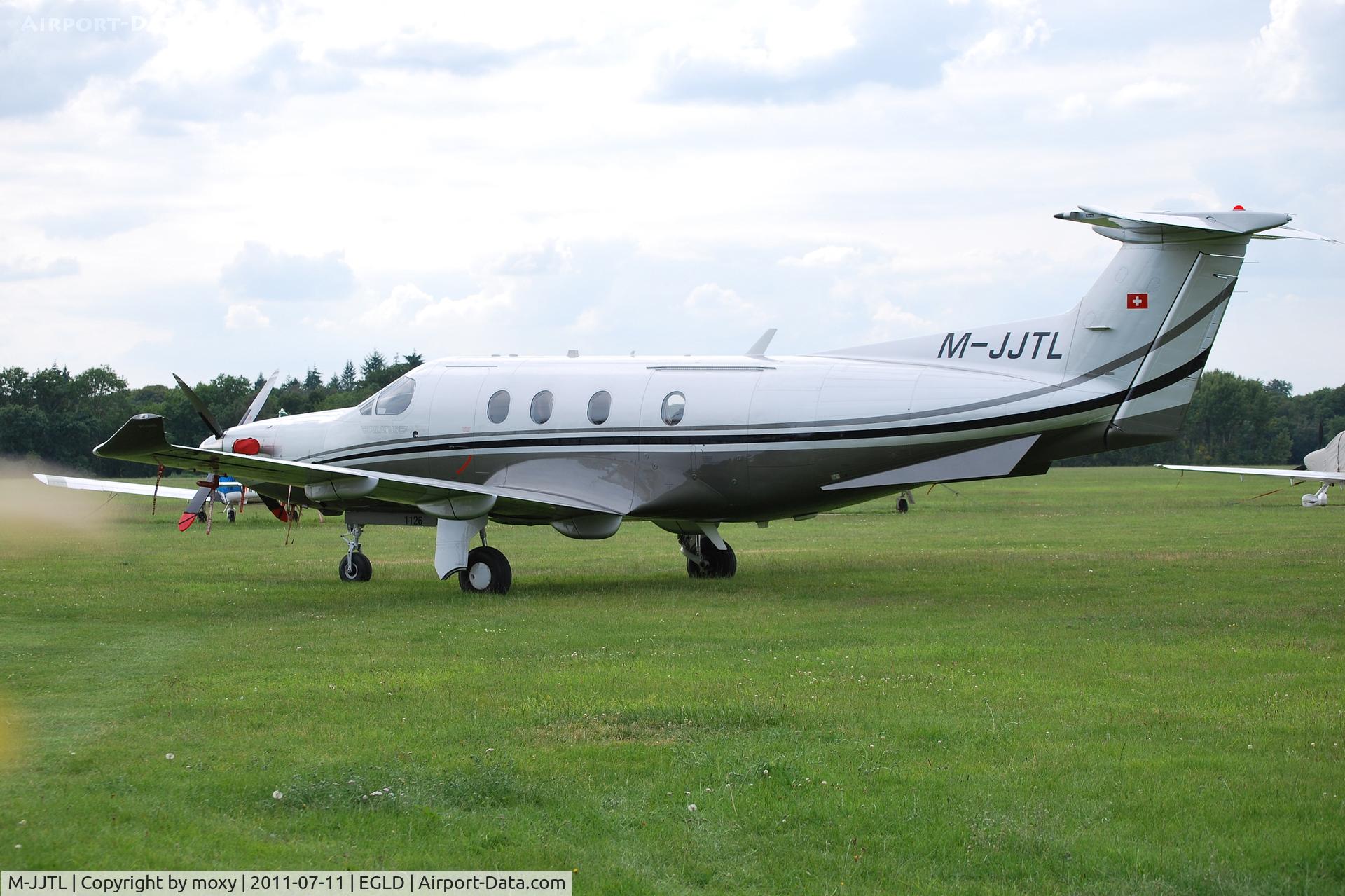M-JJTL, 2009 Pilatus PC-12/47E C/N 1126, Pilatus PC-12/47E at Denham