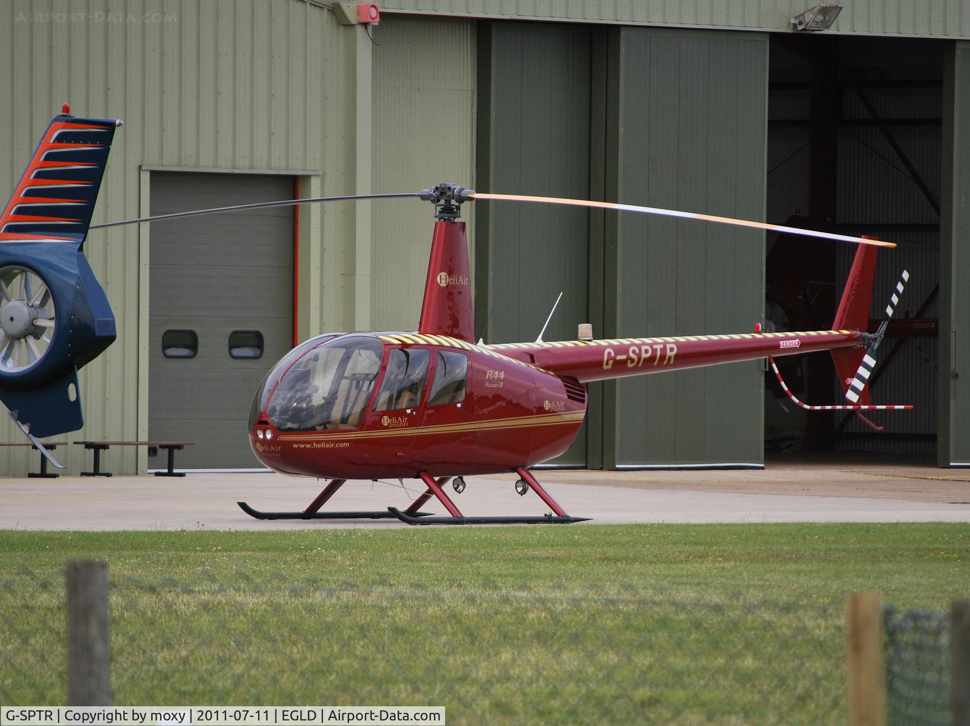G-SPTR, 2009 Robinson R44 Raven II C/N 12799, Robinson R44 Raven II at Denham