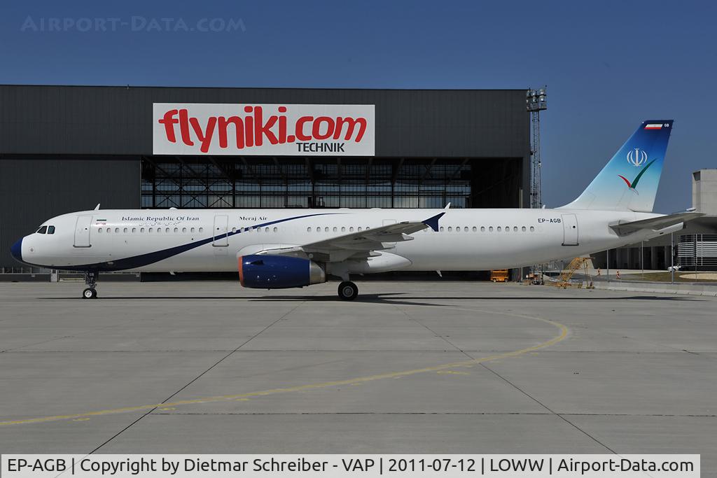 EP-AGB, 2000 Airbus A321-231 C/N 1202, Meraj Air Airbus 321
