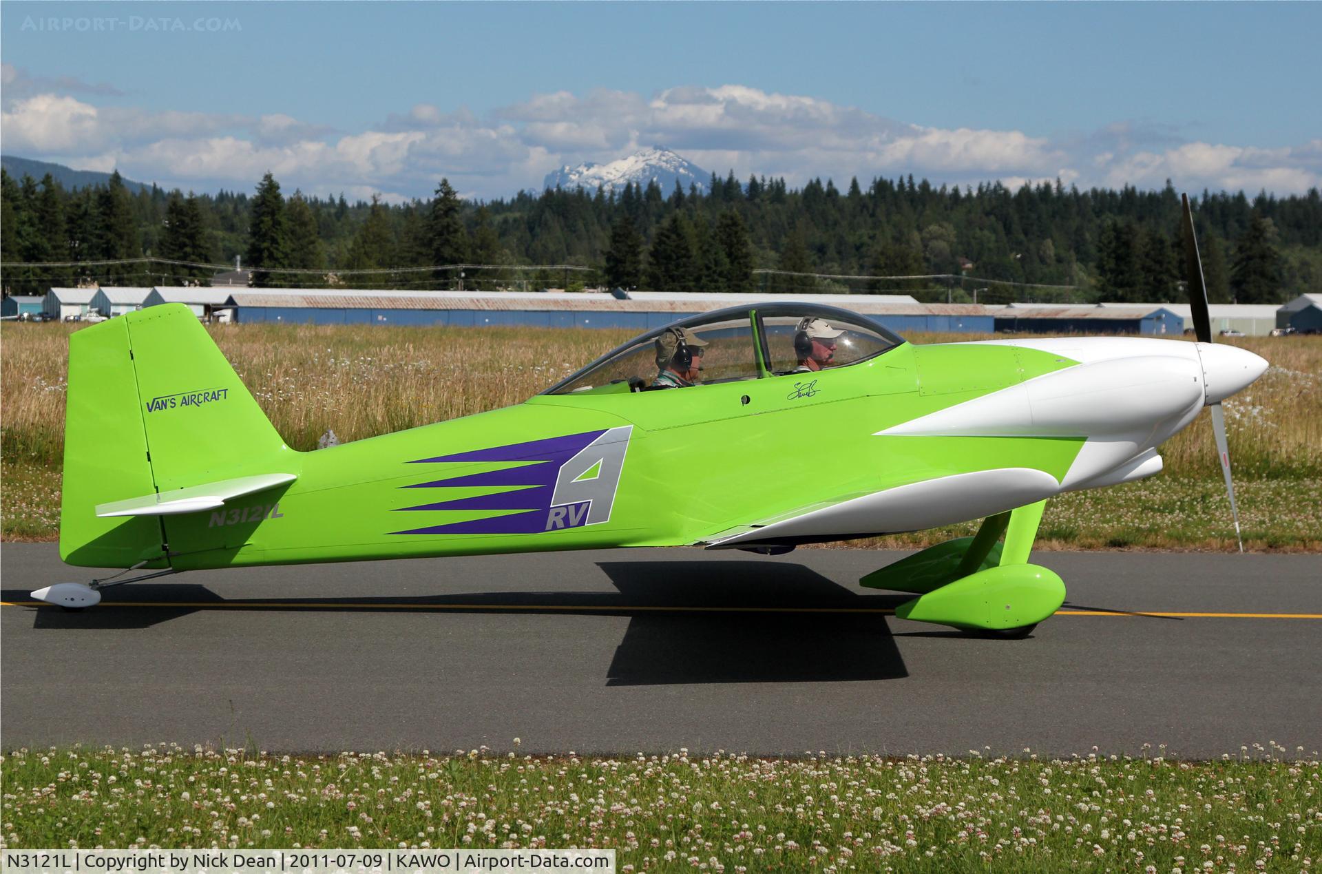 N3121L, 1991 Vans RV-4 C/N 2309, KAWO/AWO