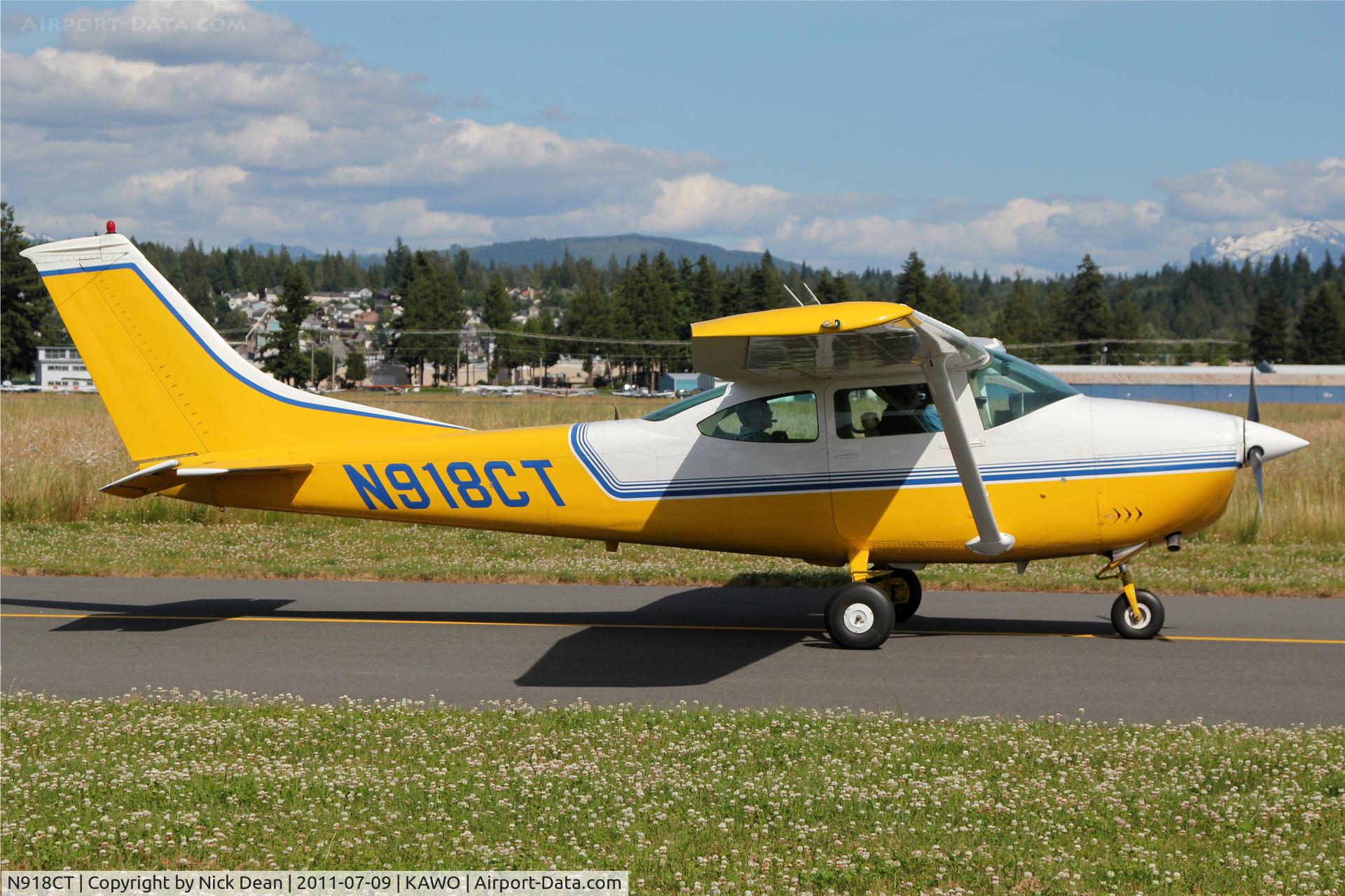 N918CT, 1968 Cessna 182M Skylane C/N 18259387, KAWO/AWO