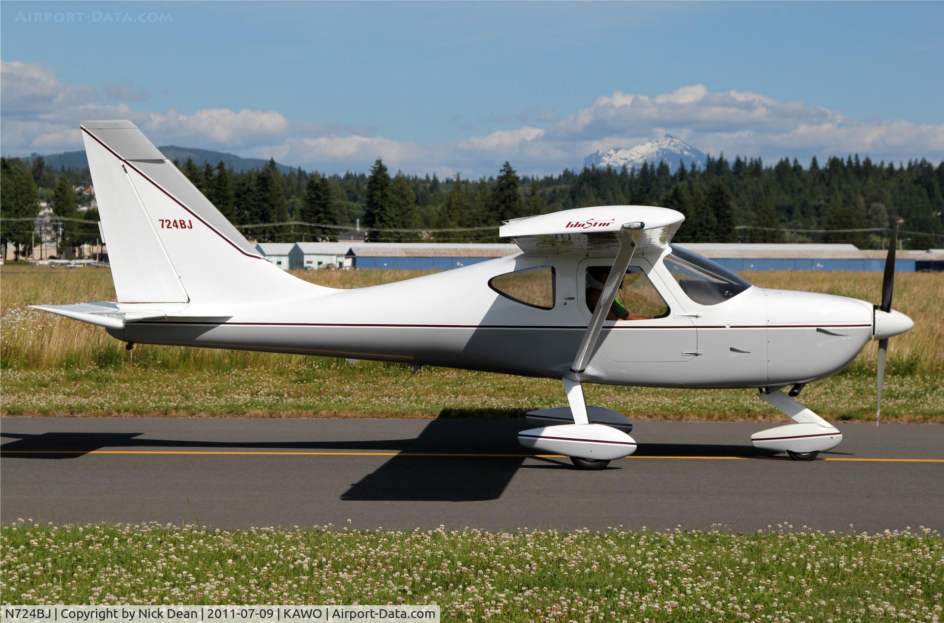 N724BJ, 1998 Stoddard-Hamilton Glastar C/N 5456, KAWO/AWO New Zealand style no country identifier in the reg.