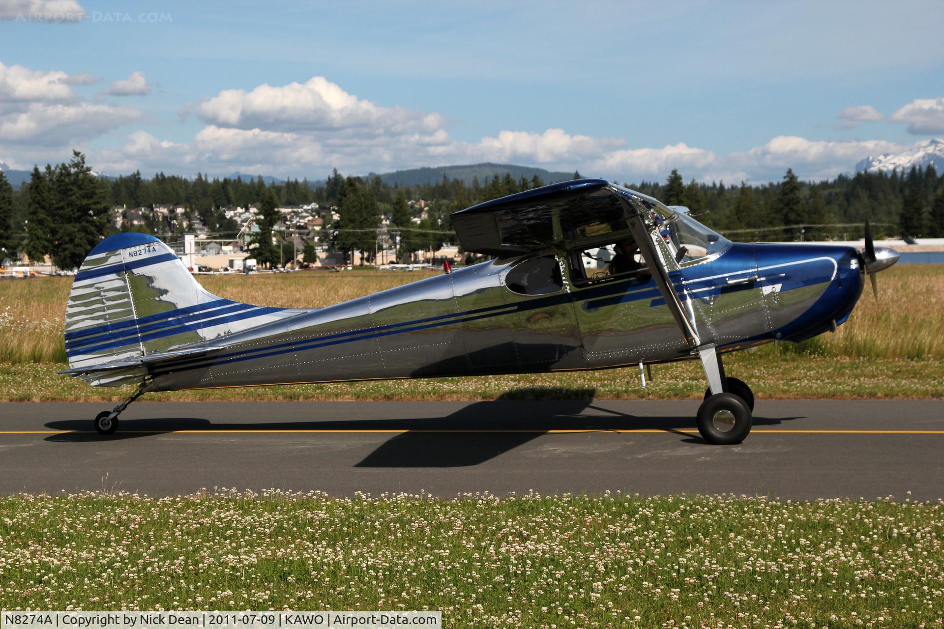 N8274A, 1952 Cessna 170B C/N 25126, KAWO/AWO