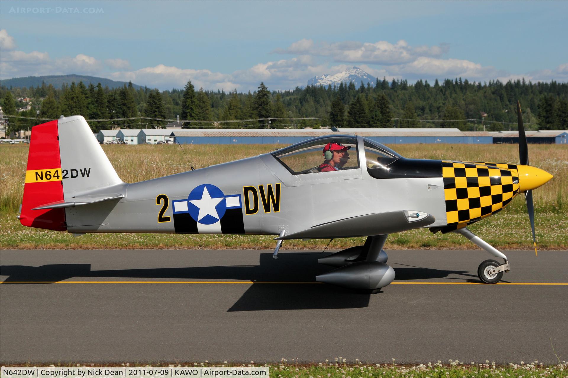 N642DW, Vans RV-6A C/N 22286, KAWO/AWO