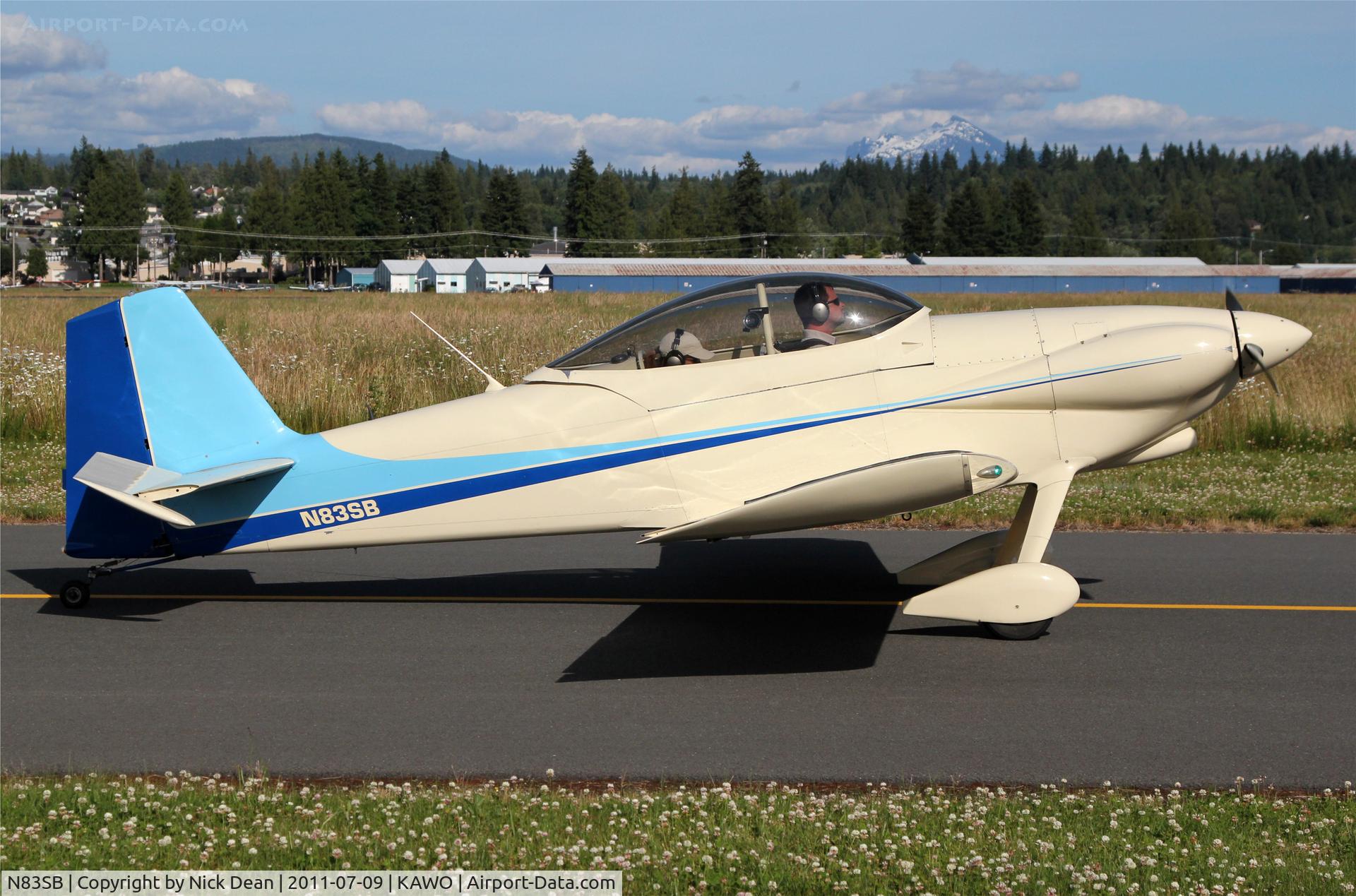 N83SB, 1991 Vans RV-4 C/N 1171, KAWO/AWO