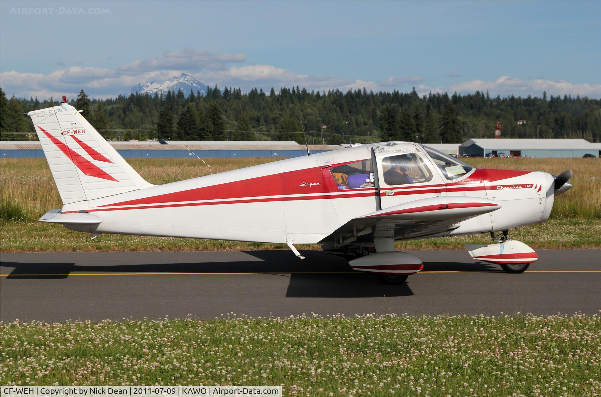 CF-WEH, 1967 Piper PA-28-140 Cherokee C/N 28 23539, KAWO/AWO