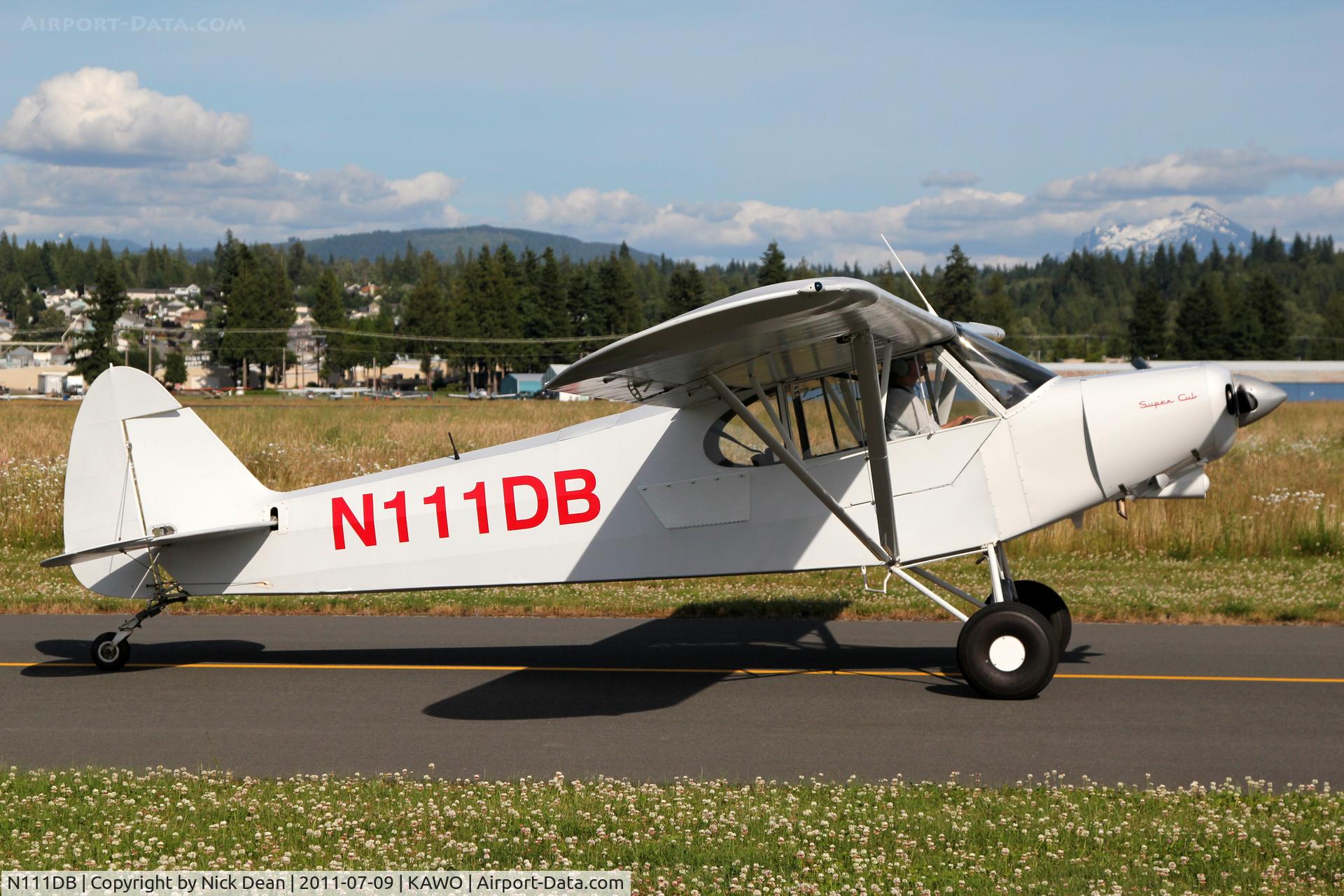 N111DB, 1953 Piper PA-18-135 Super Cub C/N 18-3682, KAWO/AWO