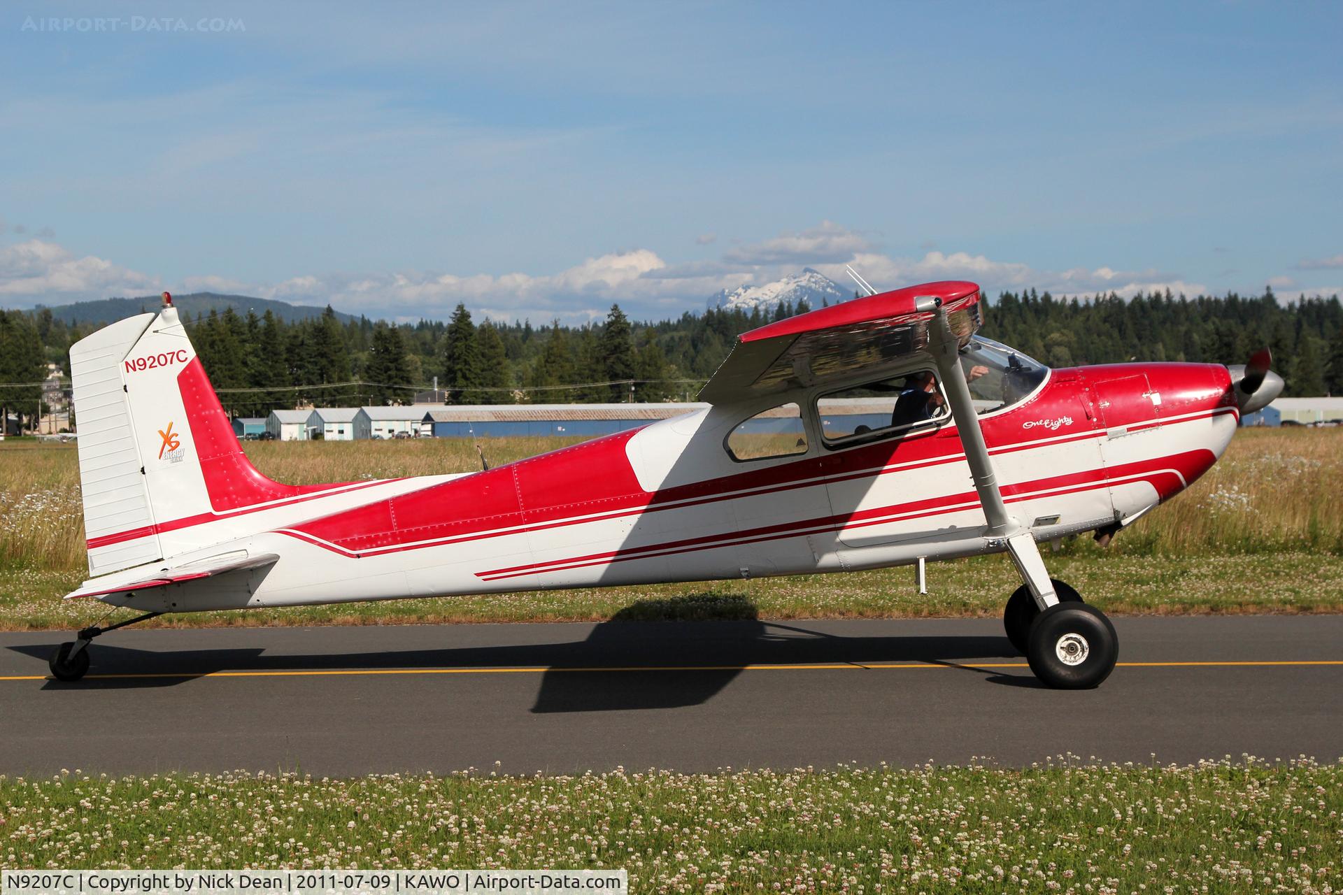 N9207C, 1954 Cessna 180 C/N 31306, KAWO/AWO