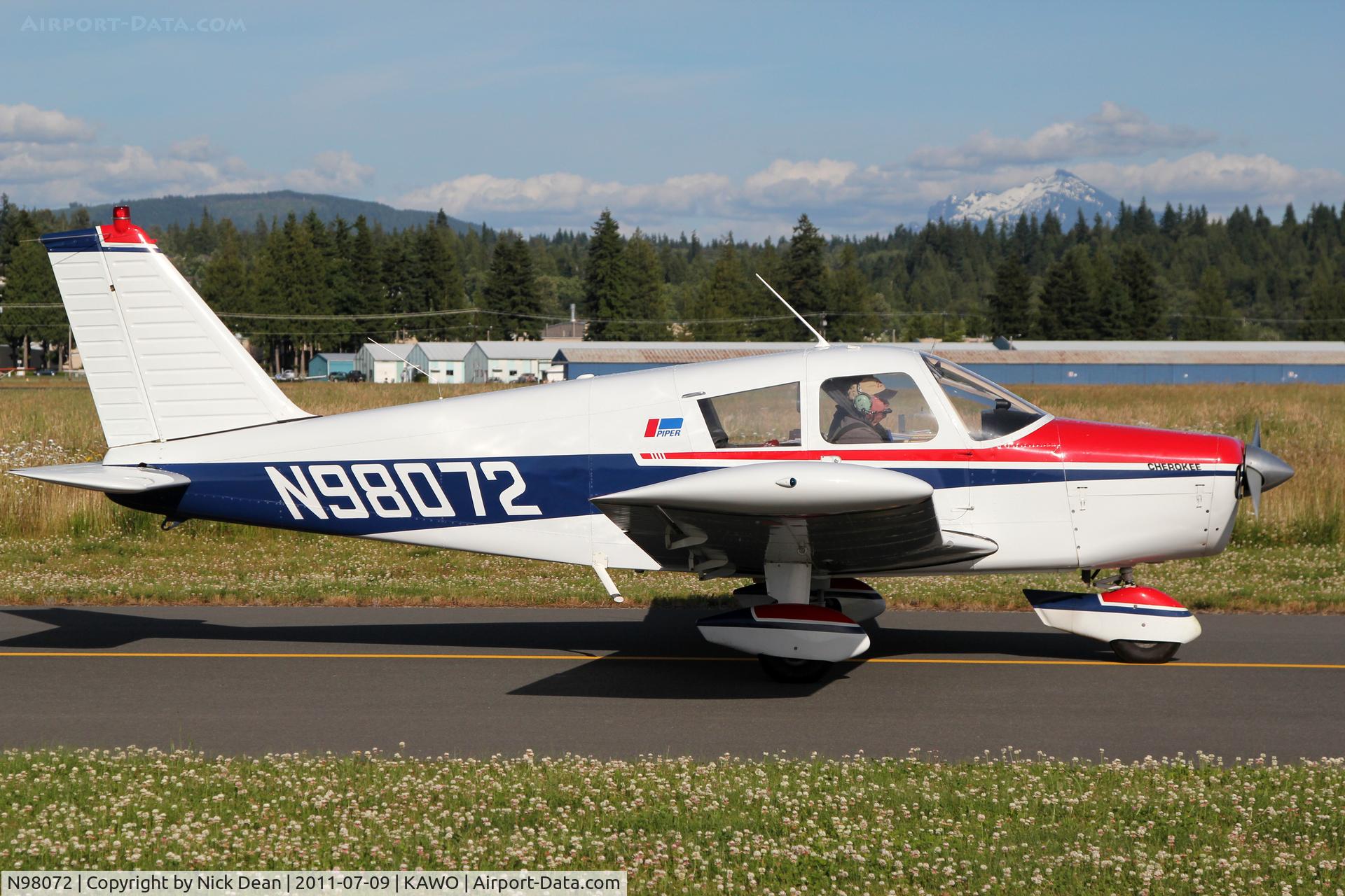 N98072, 1969 Piper PA-28-140 C/N 28-26024, KAWO/AWO