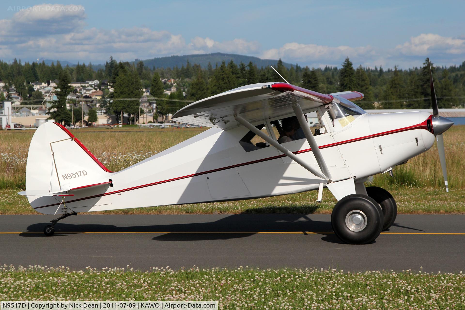 N9517D, 1958 Piper PA-22-160 Tri Pacer C/N 22-6433, KAWO/AWO