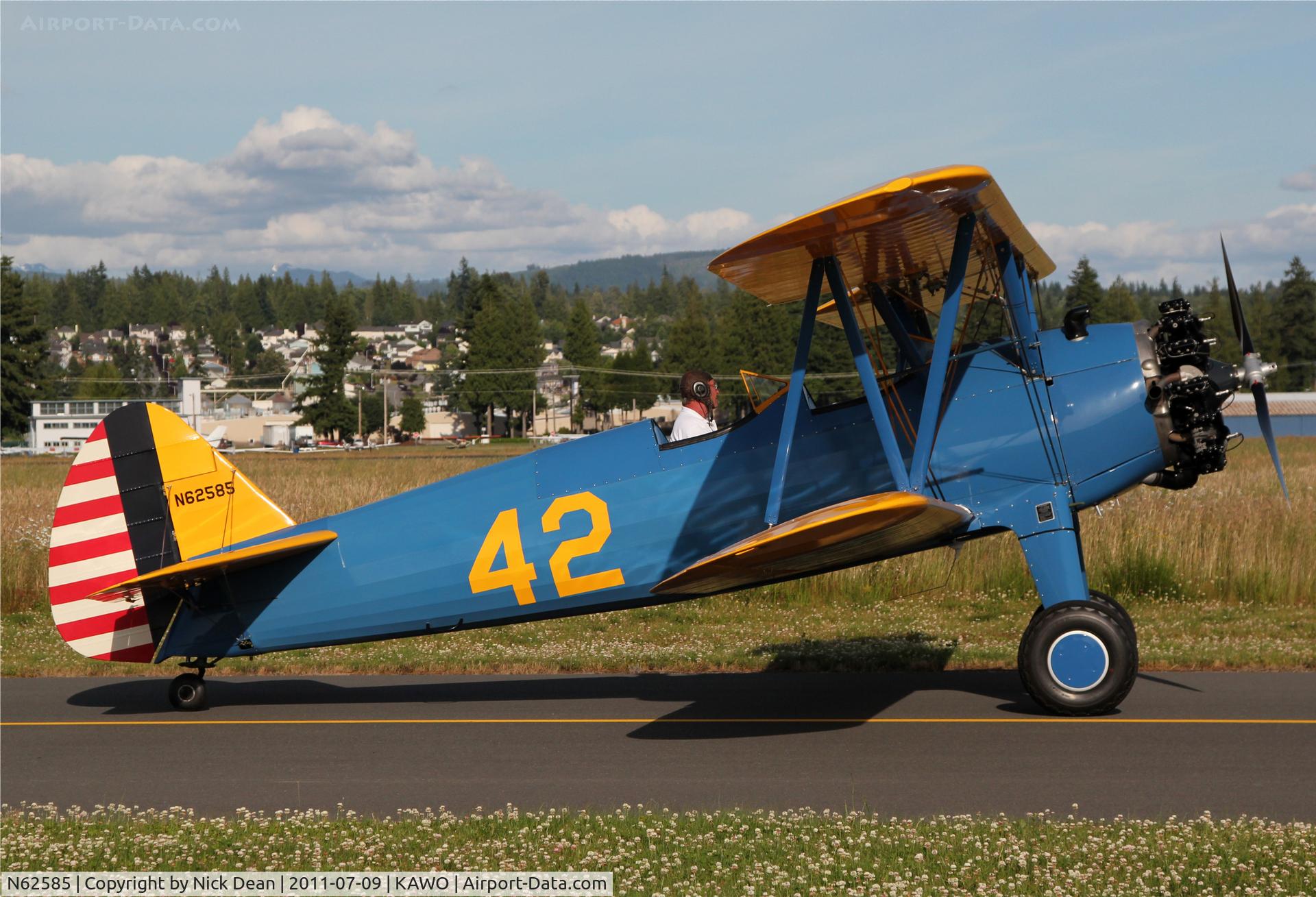 N62585, 1942 Boeing A75N1(PT17) C/N 75-4440, KAWO/AWO