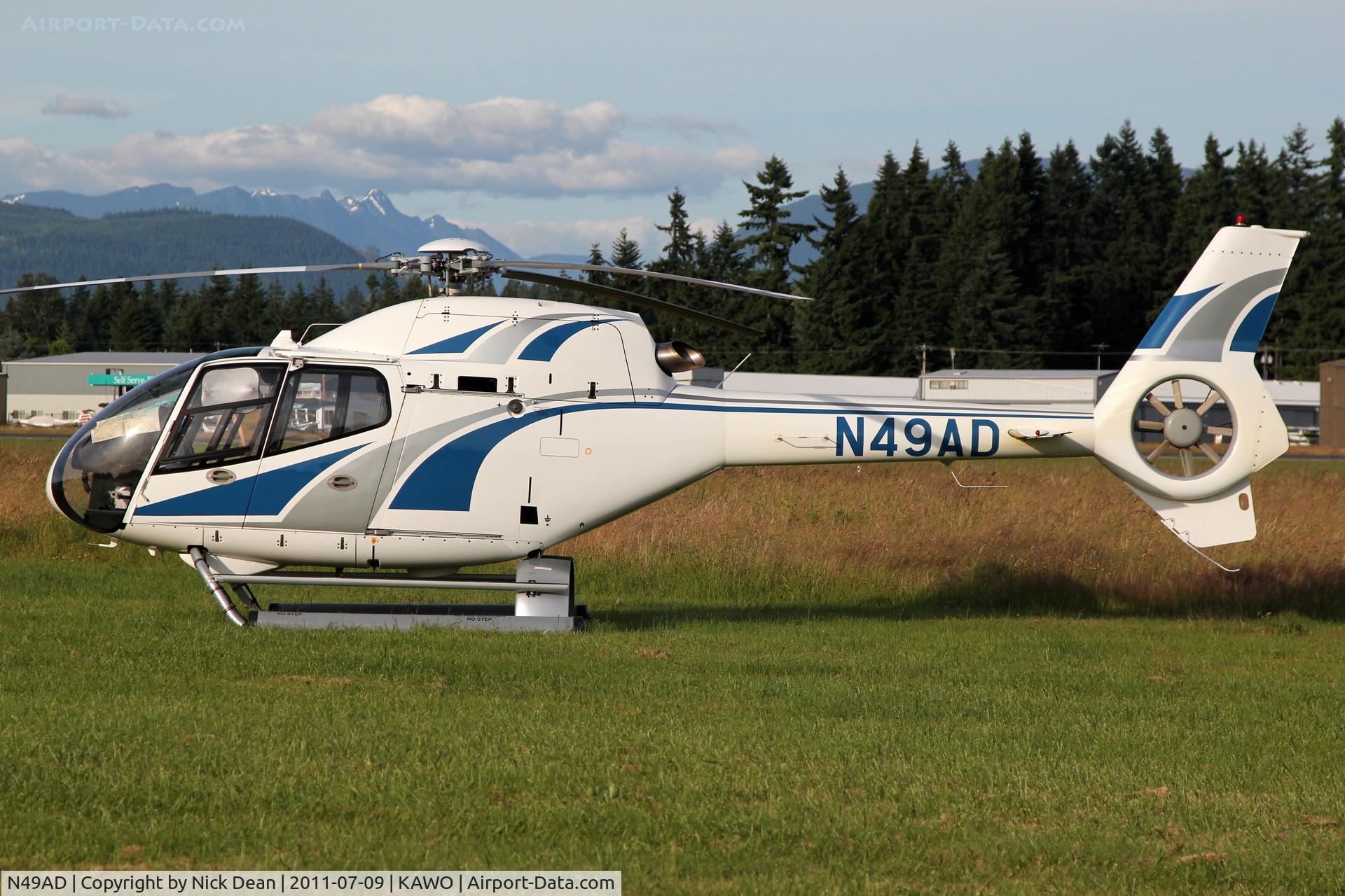 N49AD, 2002 Eurocopter EC-120B Colibri C/N 1294, KAWO/AWO