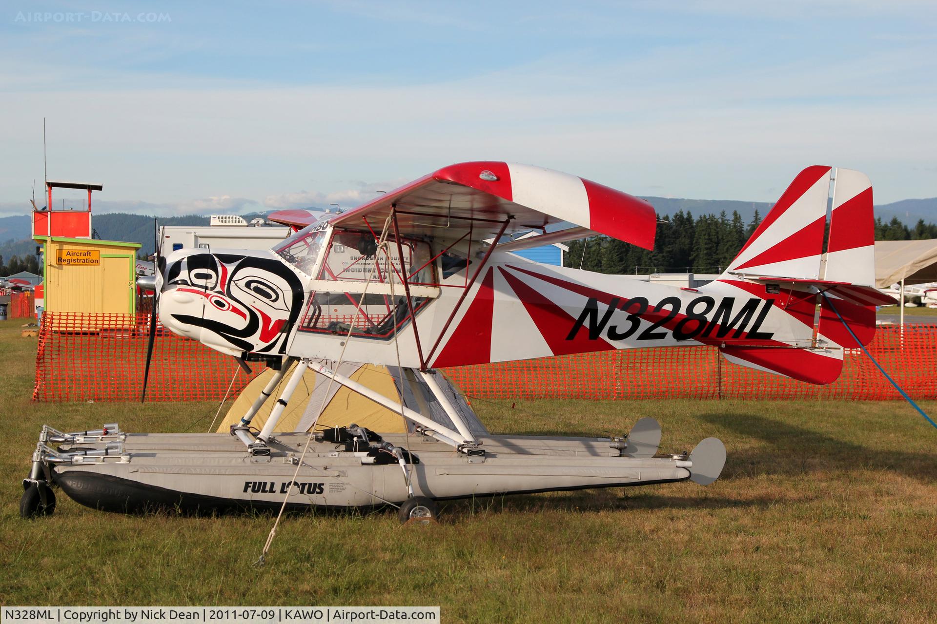 N328ML, 2003 Skystar Kitfox Model 4-1200 C/N DCU033, KAWO/AWO