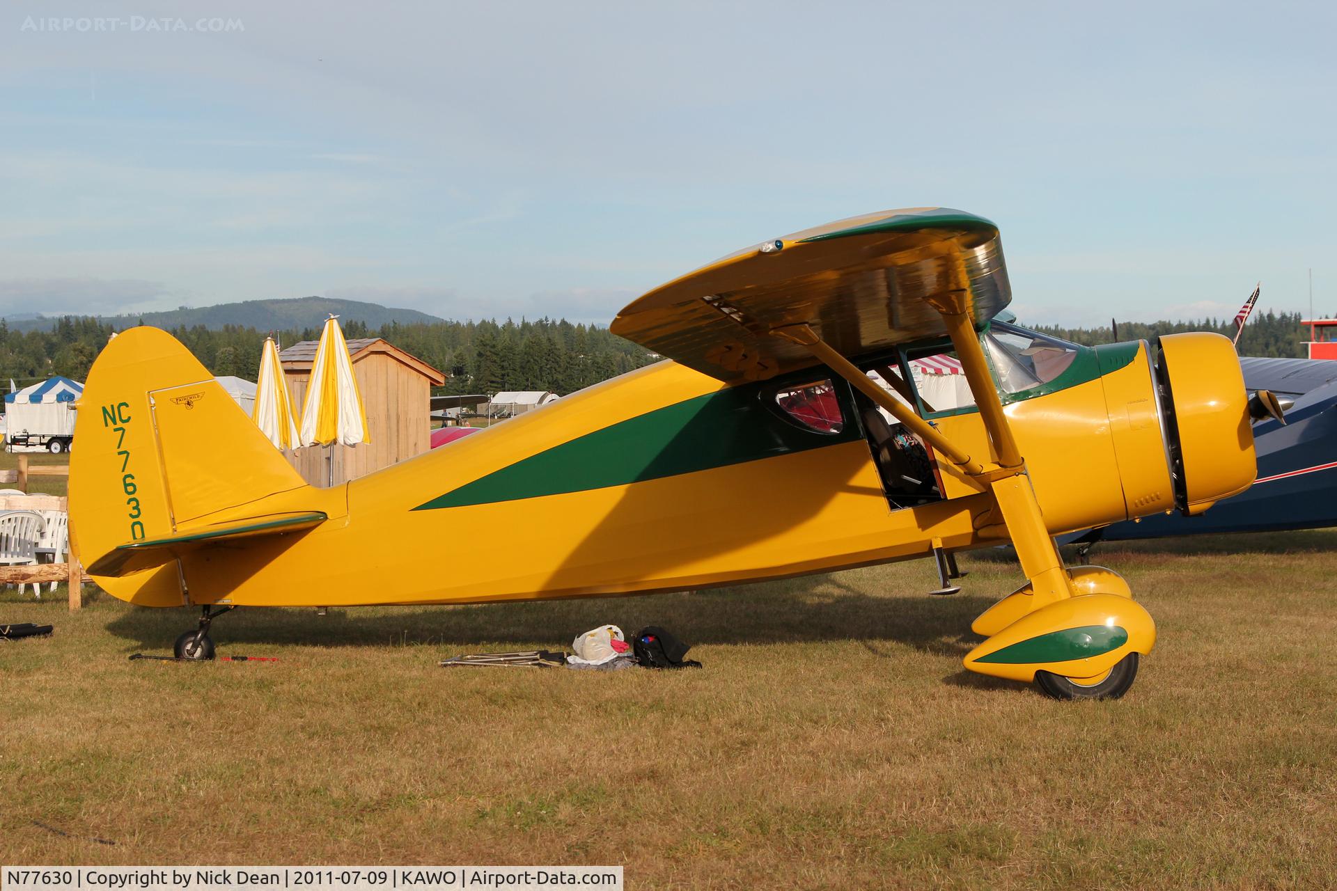 N77630, 1946 Fairchild 24W-46 C/N W46330, KAWO/AWO