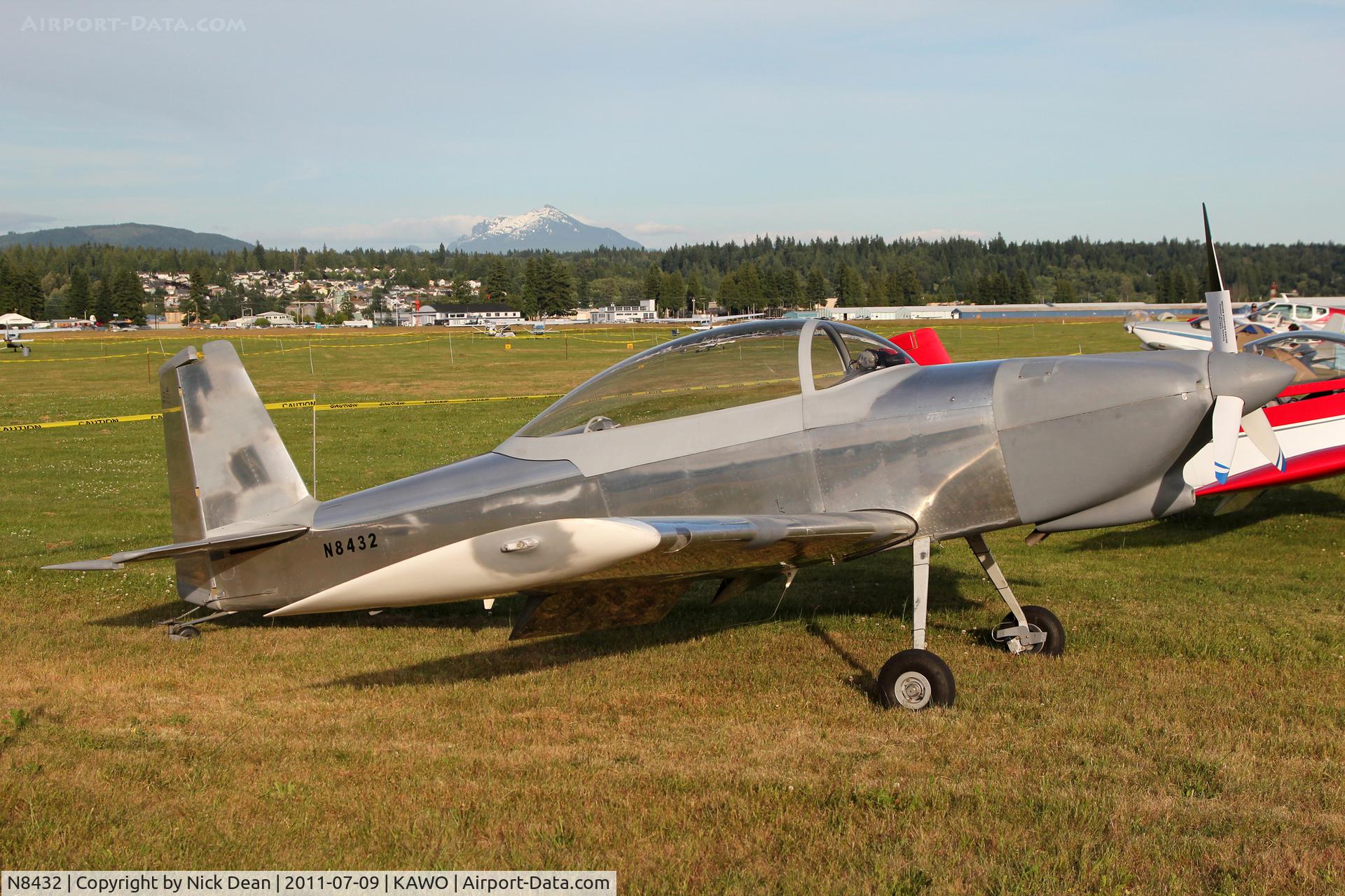 N8432, Vans RV-8 C/N 80296, KAWO/AWO
