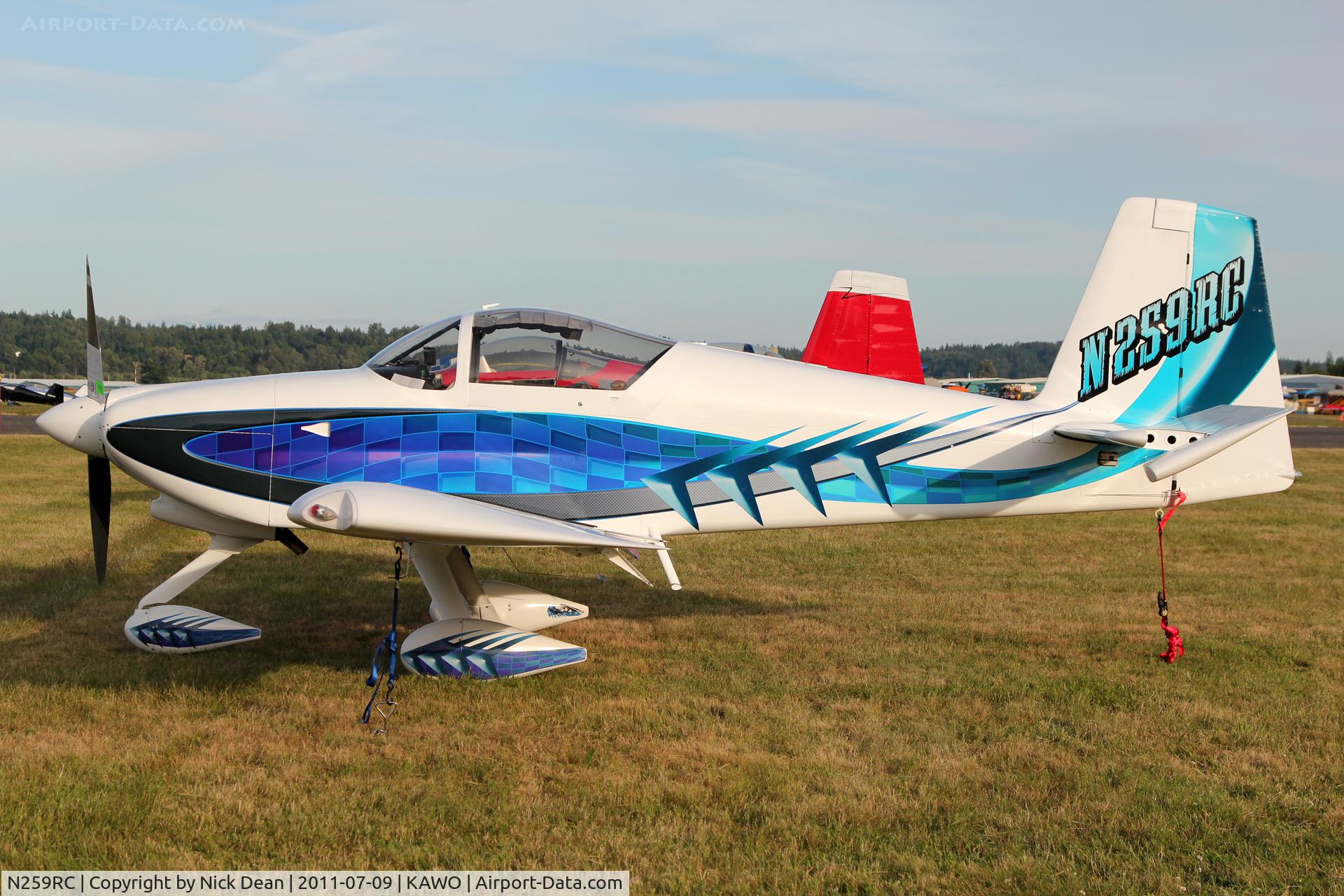 N259RC, 2003 Vans RV-9A C/N 90041, KAWO/AWO