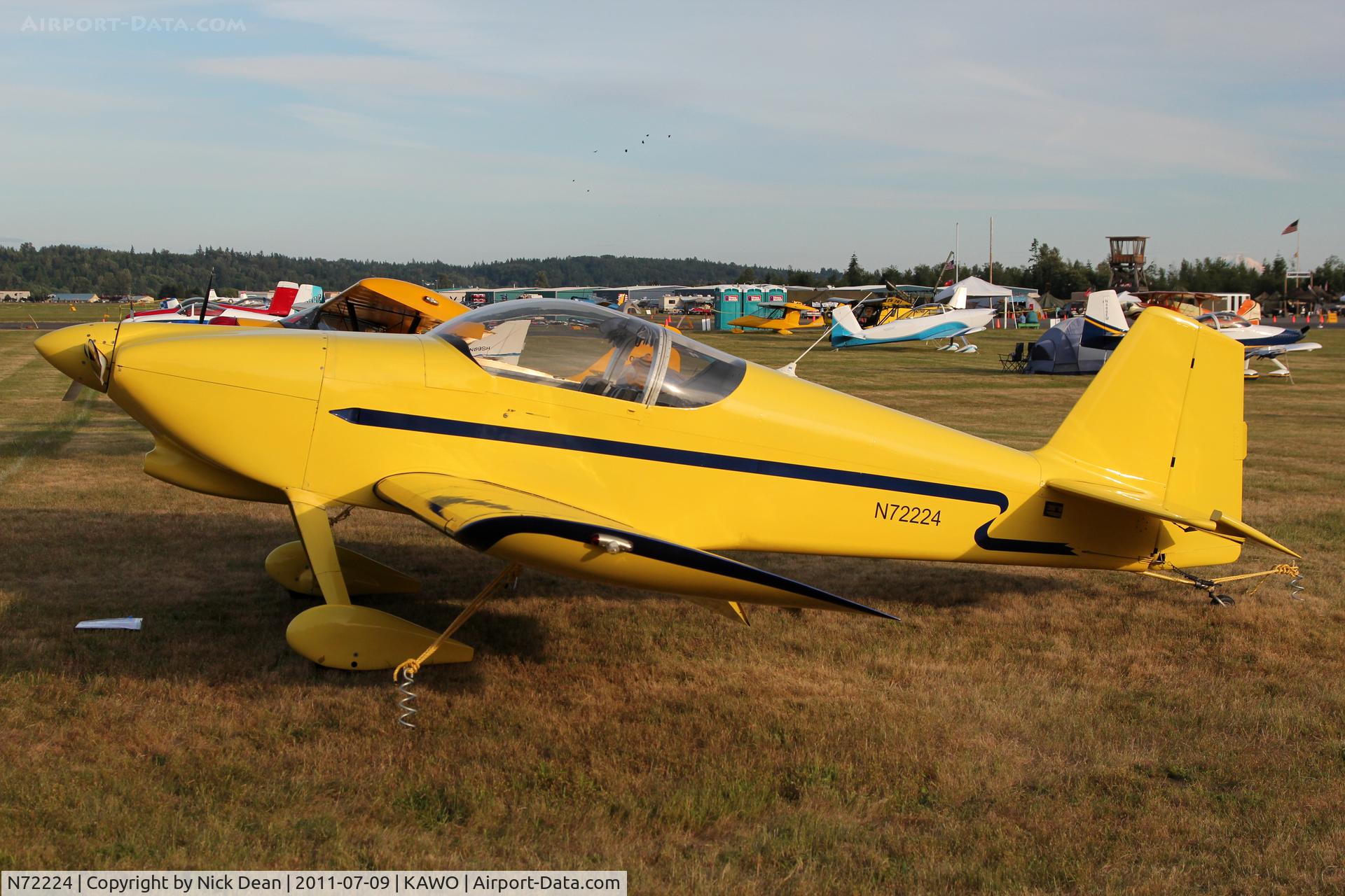 N72224, 1997 Vans RV-6 C/N 21076, KAWO/AWO