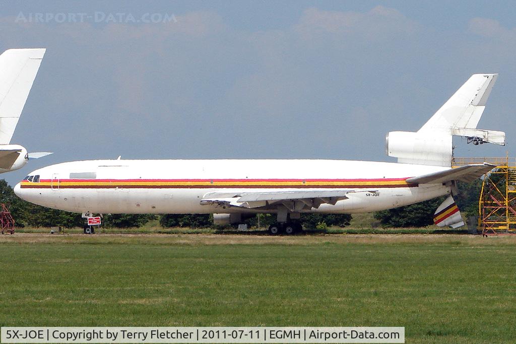 5X-JOE, 1973 Douglas DC-10-30CF C/N 47906, McDonnell Douglas DC-10-30F, c/n: 47906 WFU at Kent International