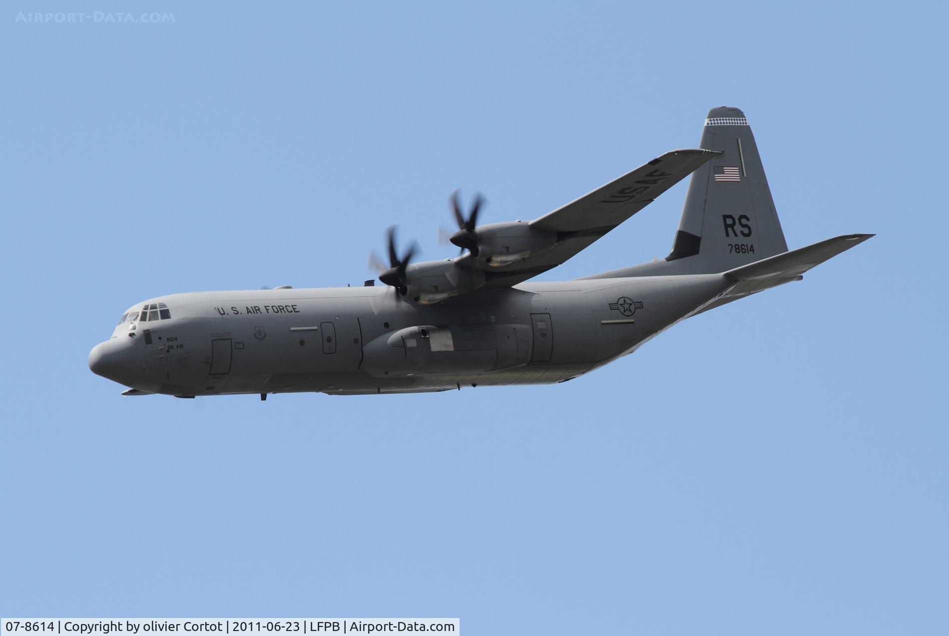 07-8614, 2010 Lockheed Martin C-130J-30 Super Hercules C/N 382-5625, Paris air show 2011