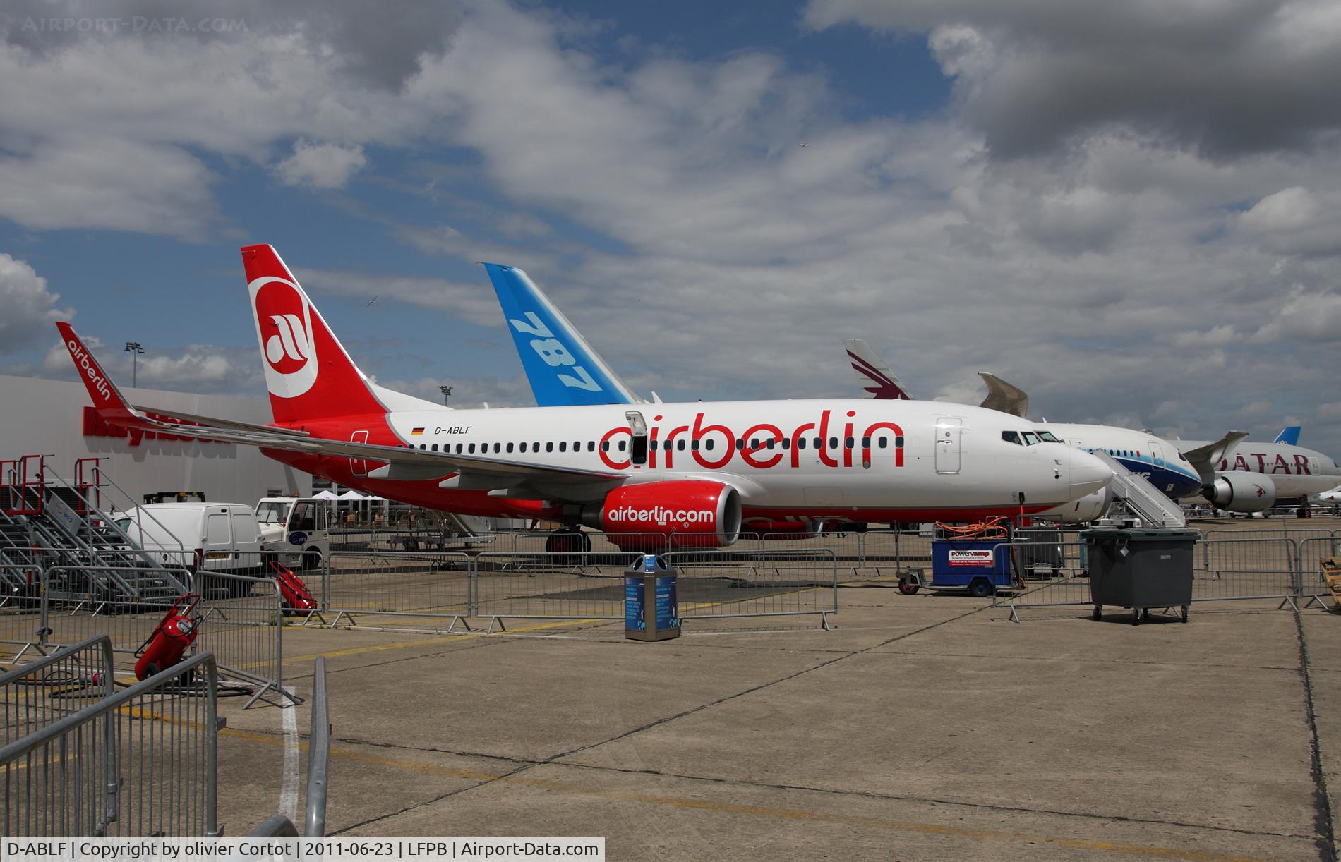 D-ABLF, 2010 Boeing 737-76J C/N 36874, Paris air show 2011