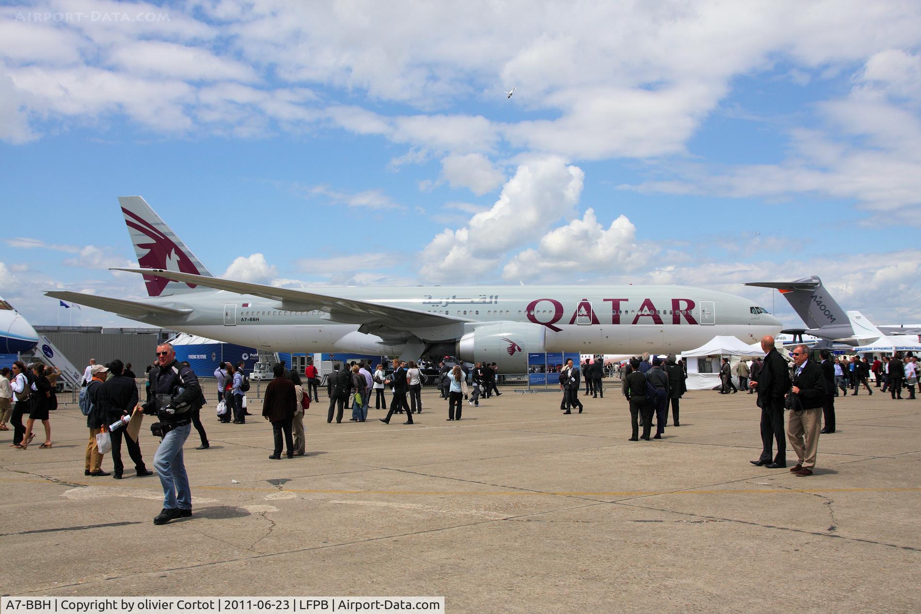 A7-BBH, 2010 Boeing 777-2DZ/LR C/N 36102, paris air show 2011