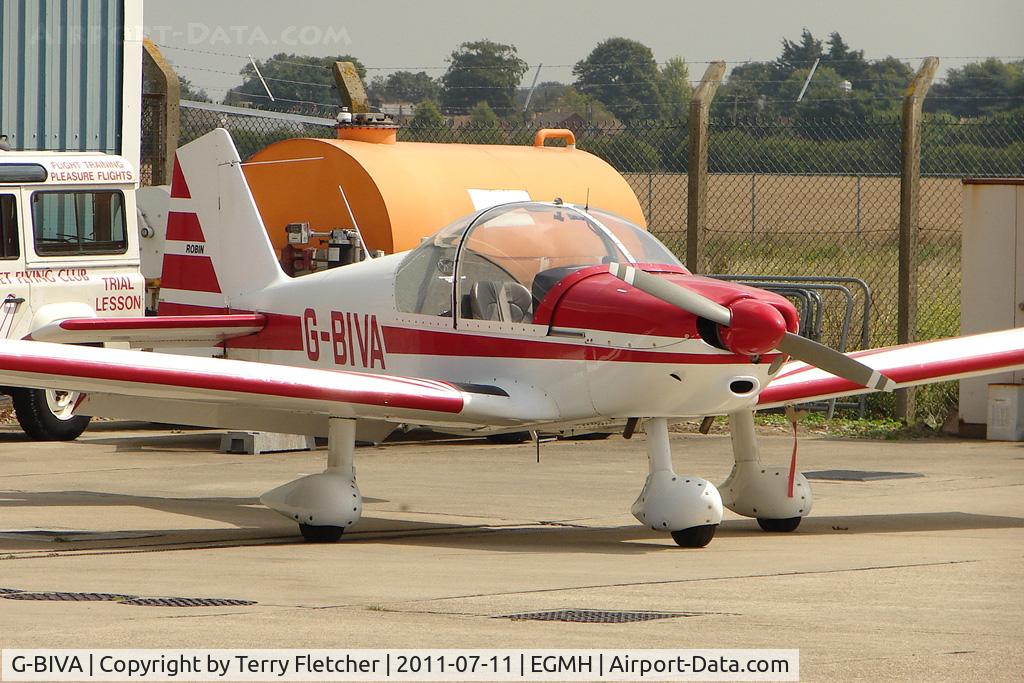 G-BIVA, 1978 Robin R-2112 Alpha C/N 137, 1978 Avions Pierre Robin PIERRE ROBIN R2112, c/n: 137 at Kent International