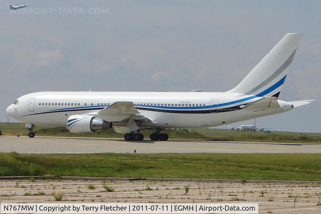 N767MW, 1982 Boeing 767-277 C/N 22694, Boeing 767-277, c/n: 22694 bringing in VIPS for the 2011 British Open Golf