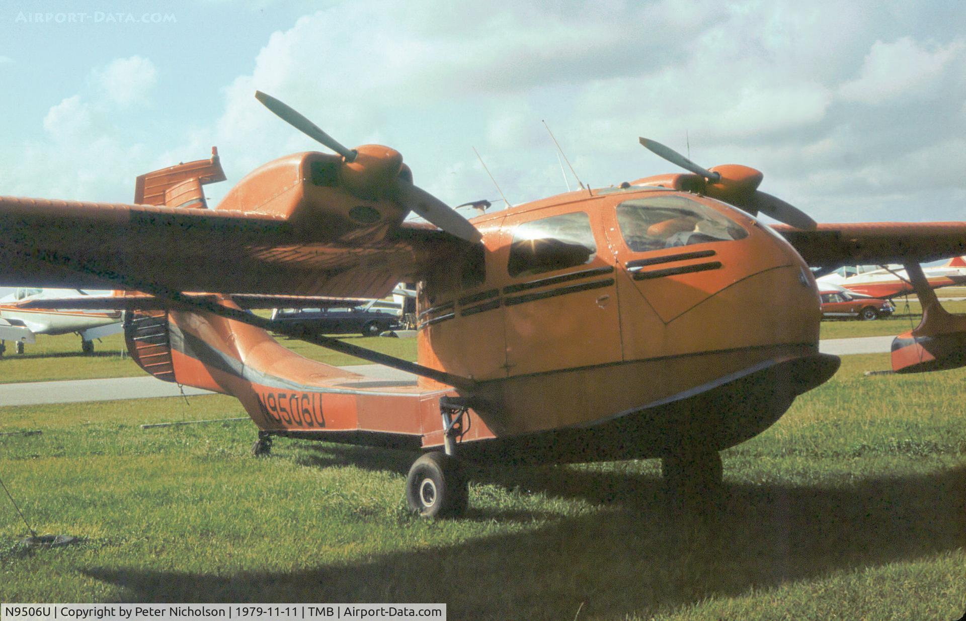 N9506U, 1974 STOL Aircraft UC-1 Twin Bee C/N 015, Stol Twin Bee seen at New Tamiami in November 1979.