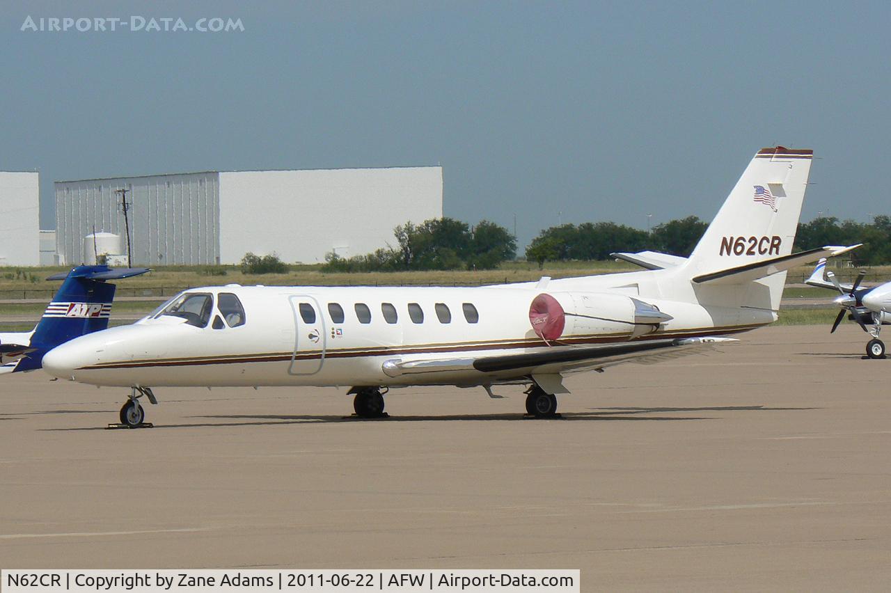 N62CR, 1992 Cessna 560 C/N 560-0188, At Alliance Airport - Fort Worth, TX