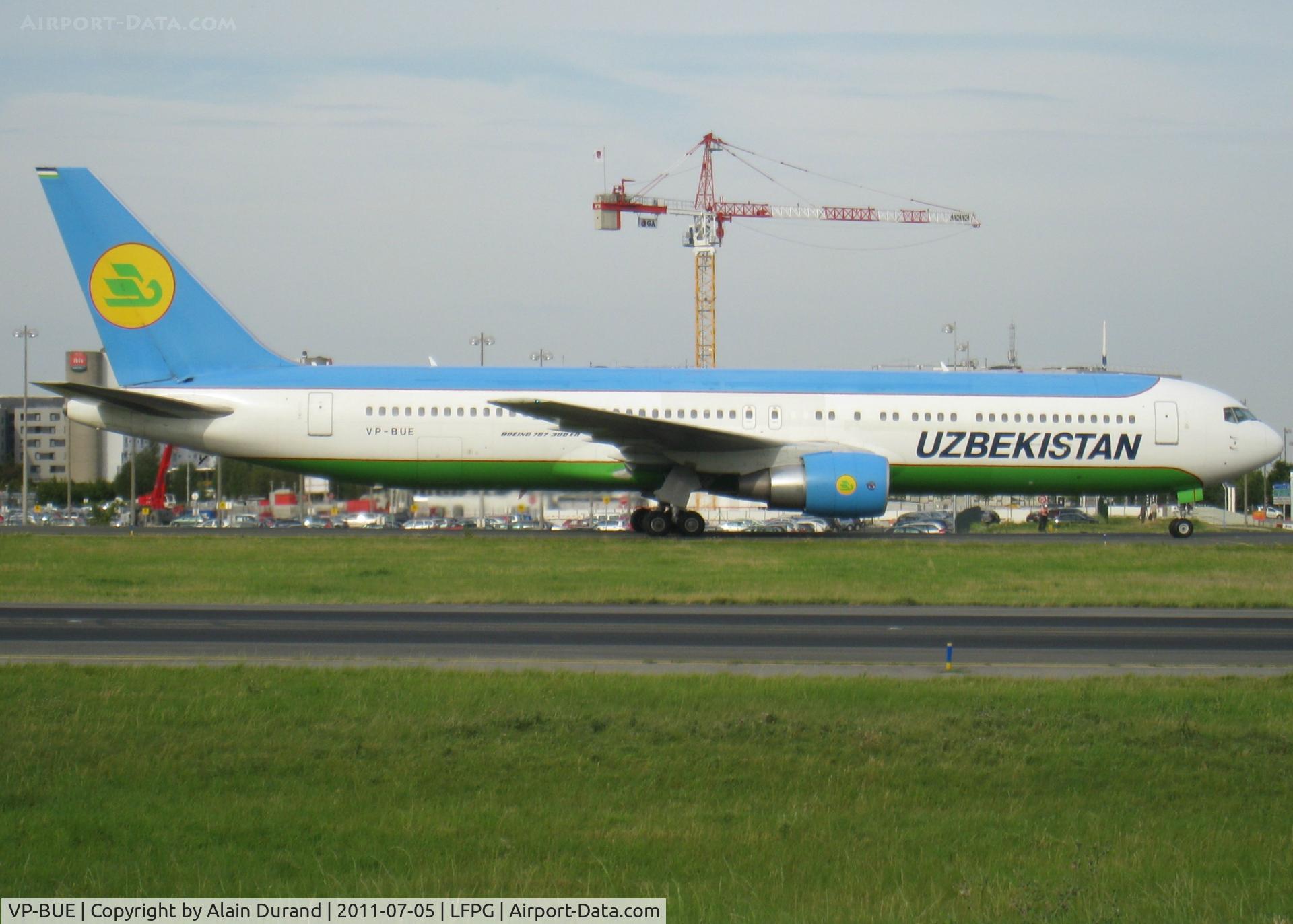 VP-BUE, 2003 Boeing 767-300/ER C/N 33469, c/n 904, delivered new in 2003, model 3CB(ER), one of 5 currently in UZB fleet inventory