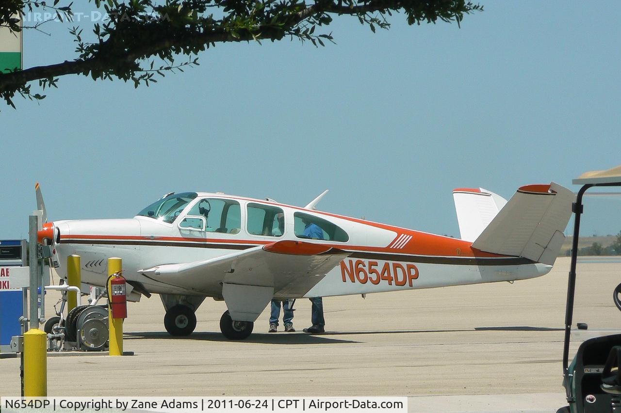 N654DP, 1961 Beech P35 Bonanza C/N D-6849, At Cleburne Municipal