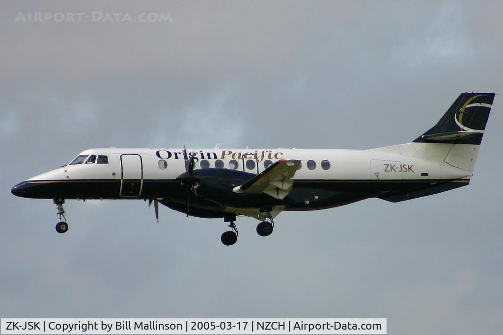 ZK-JSK, 1994 British Aerospace Jetstream 41 C/N 41049, finals to 02