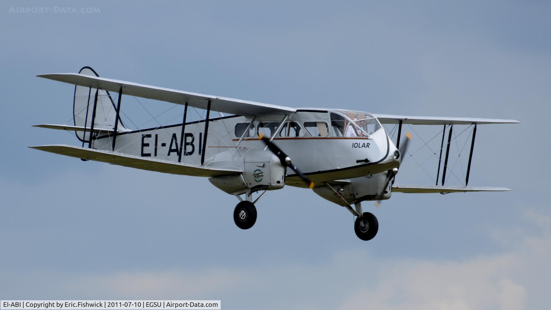 EI-ABI, 1936 De Havilland DH-84 Dragon 2 C/N 6105, 4. EI-ABI at Flying Legends Air Show, July 2011
