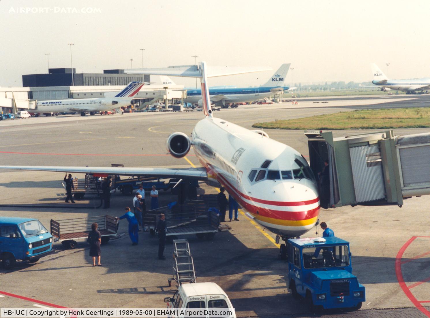 HB-IUC, 1988 McDonnell Douglas DC-9-87 C/N 49587, CTA