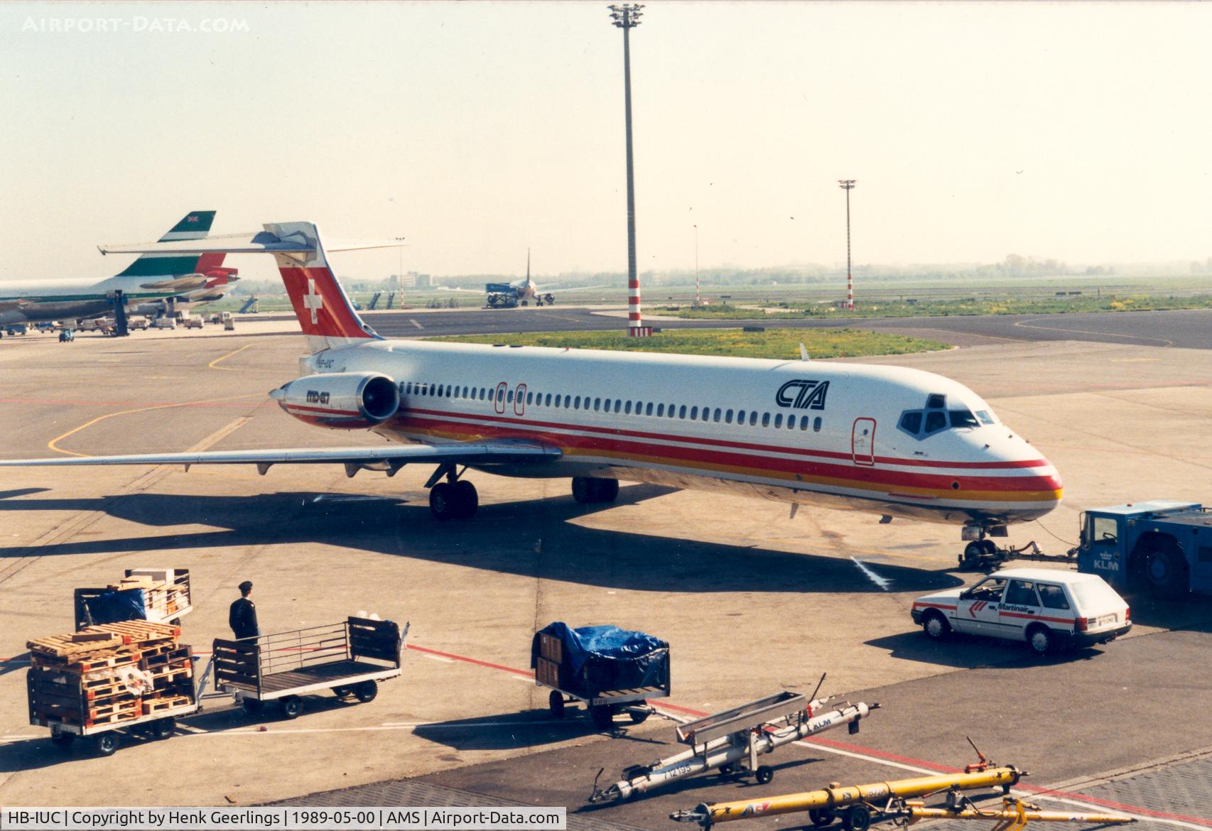 HB-IUC, 1988 McDonnell Douglas DC-9-87 C/N 49587, CTA
