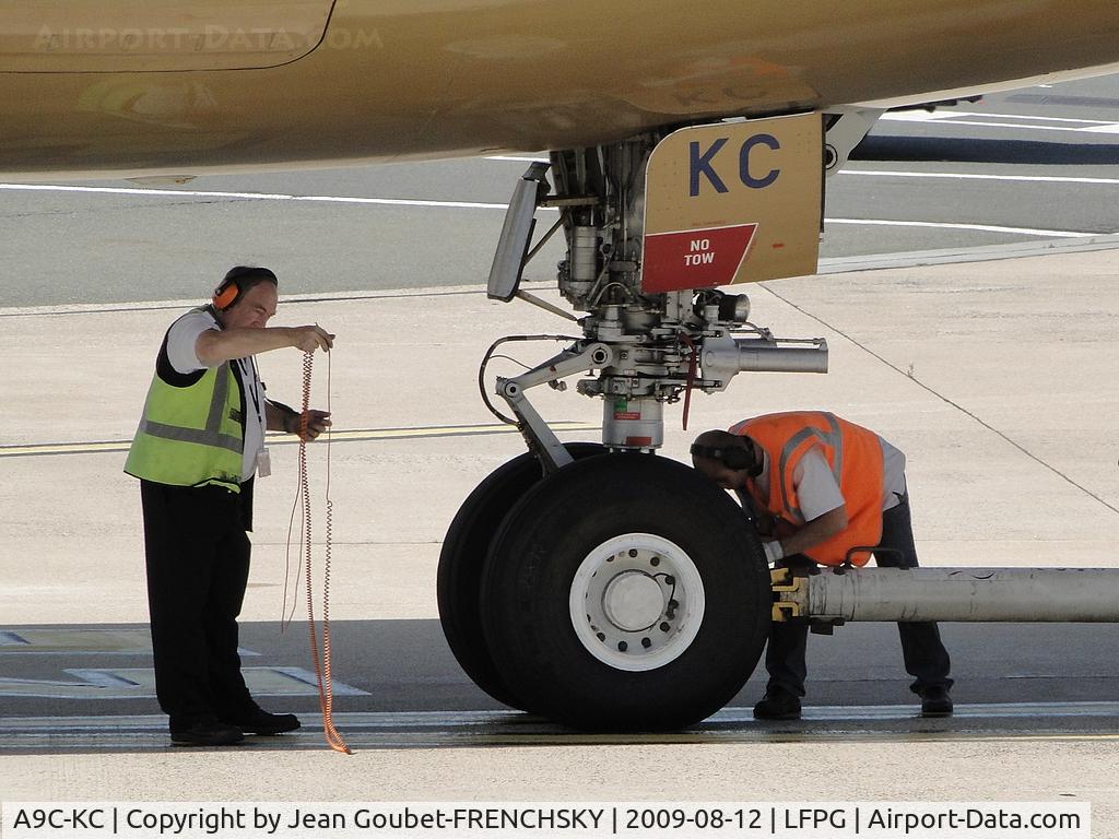 A9C-KC, 1999 Airbus A330-243 C/N 286, CDG T1