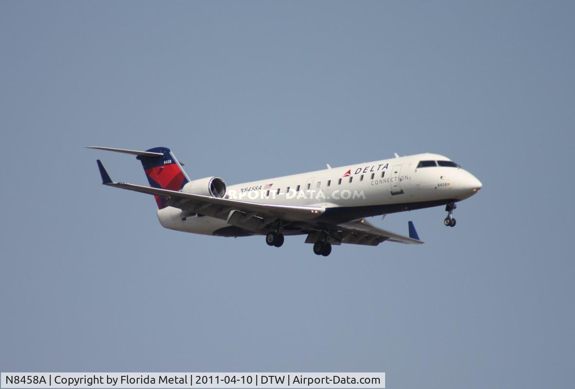 N8458A, 2000 Bombardier CRJ-200LR (CL-600-2B19) C/N 7458, Pinnacle CRJ