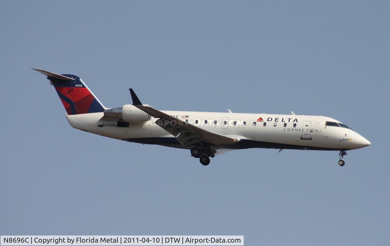 N8696C, 2002 Bombardier CL-600-2B19 (Not found) C/N 7696, Pinnacle CRJ