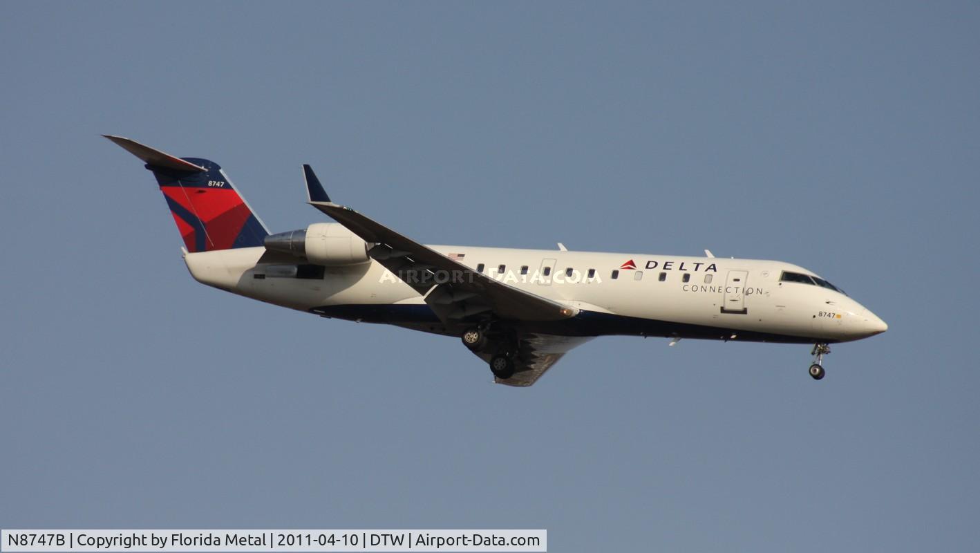N8747B, 2003 Bombardier CRJ-200 (CL-600-2B19) C/N 7747, Pinnacle CRJ