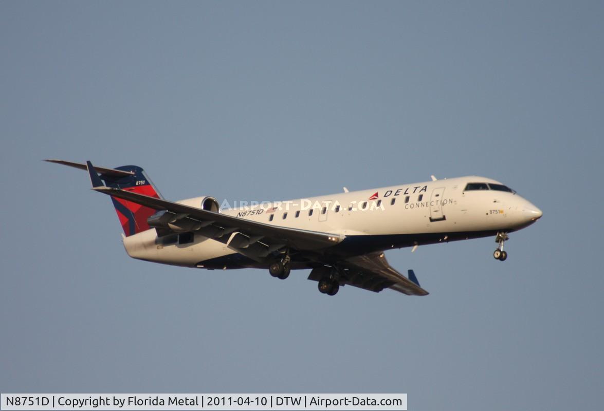 N8751D, 2003 Canadair CRJ-200 (CL-600-2B19) C/N 7751, Pinnacle CRJ