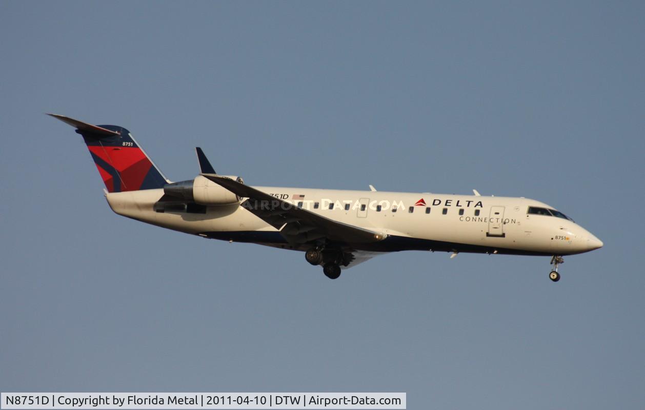 N8751D, 2003 Canadair CRJ-200 (CL-600-2B19) C/N 7751, Pinnacle CRJ