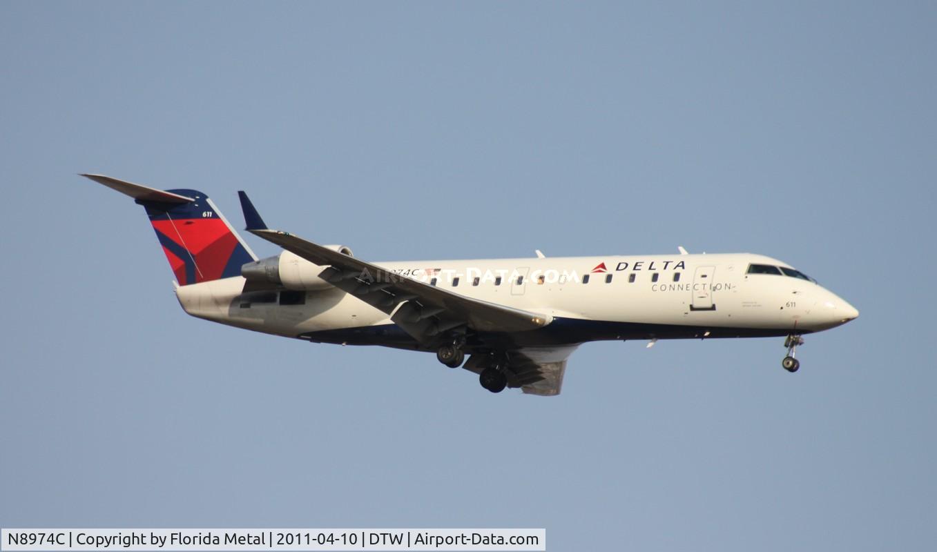 N8974C, 2004 Canadair CRJ-200LR (CL-600-2B19) C/N 7974, Pinnacle CRJ